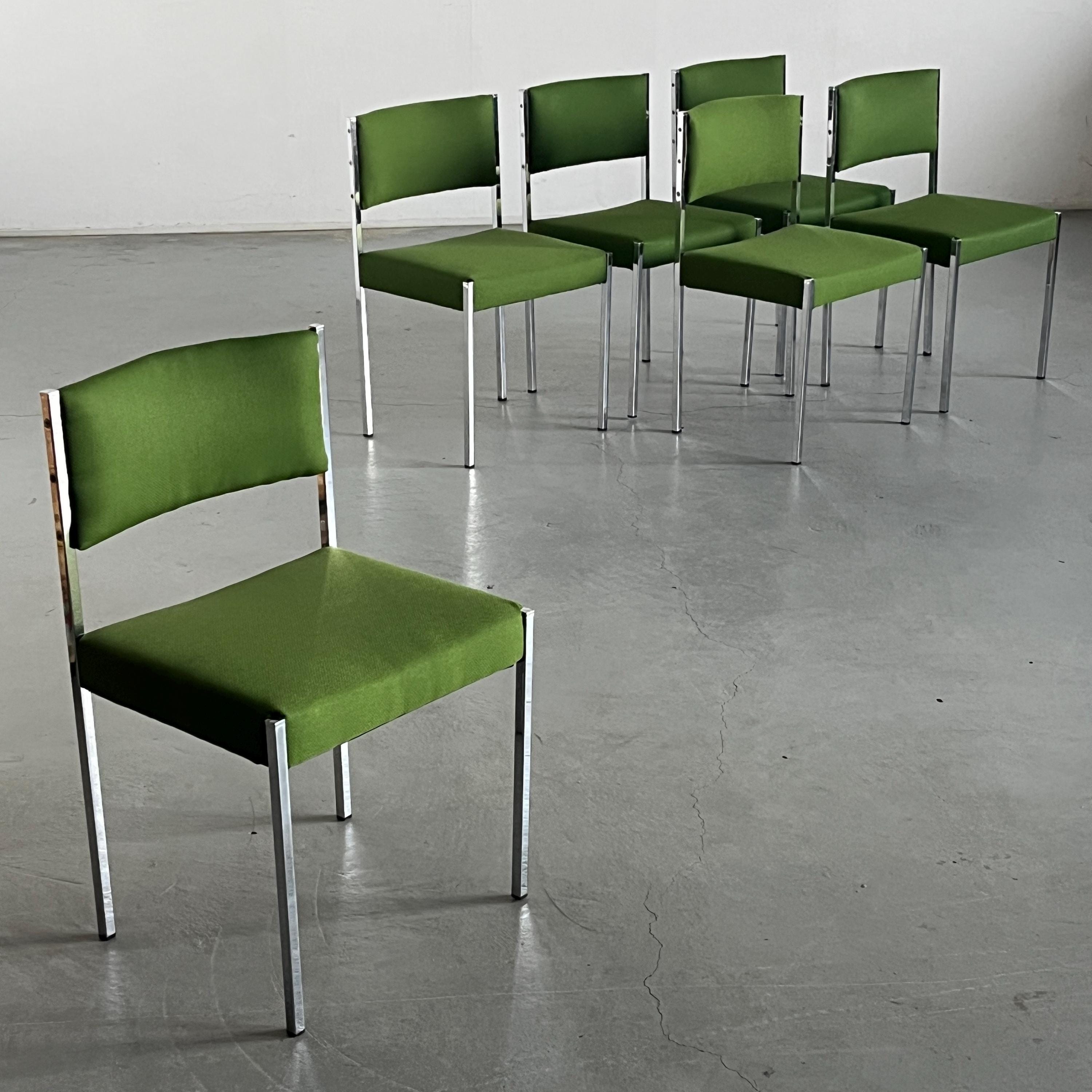 Mid-Century Modern Diner or Cafe Style Chairs by Wiesner Hager