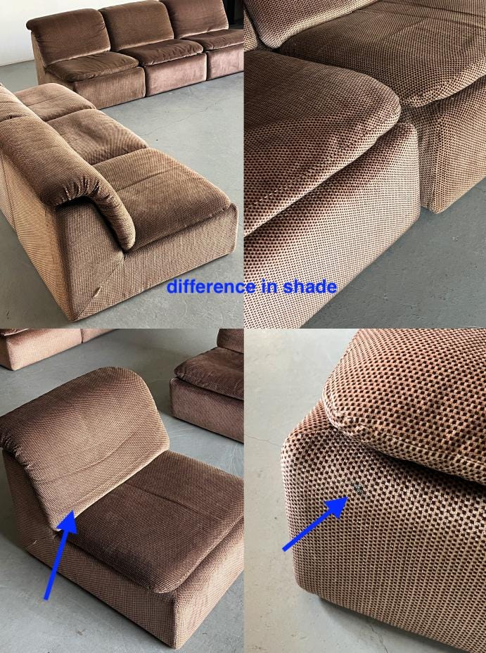 Six-Piece Modular Sofa by Comello