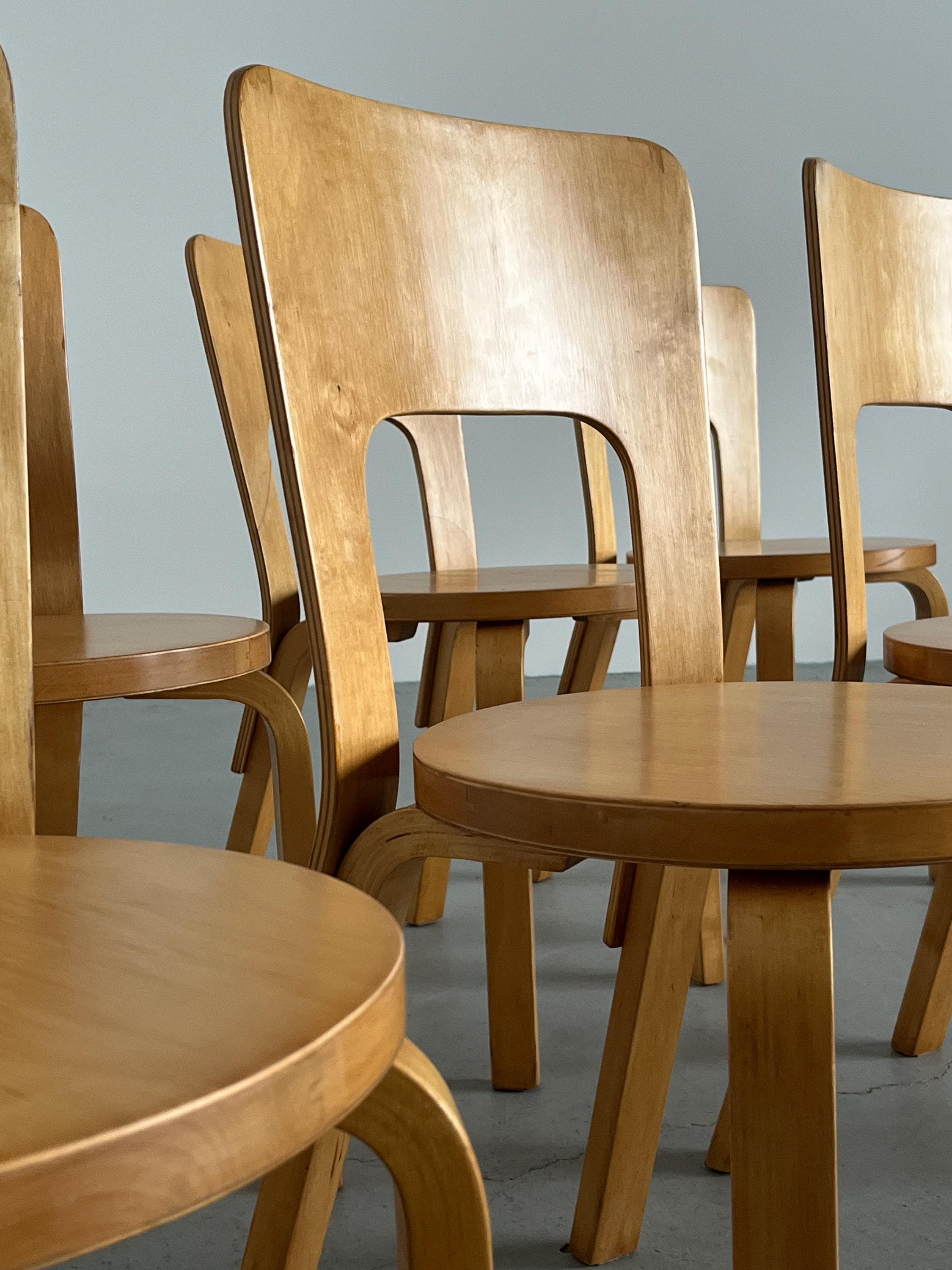 Early ‘Model 66’ Chairs by Alvar Aalto