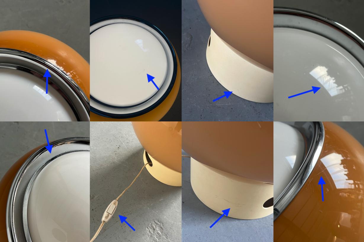 Rare Clan’ Desk or Floor Lamp by Studio 6G for Harvey Guzzini