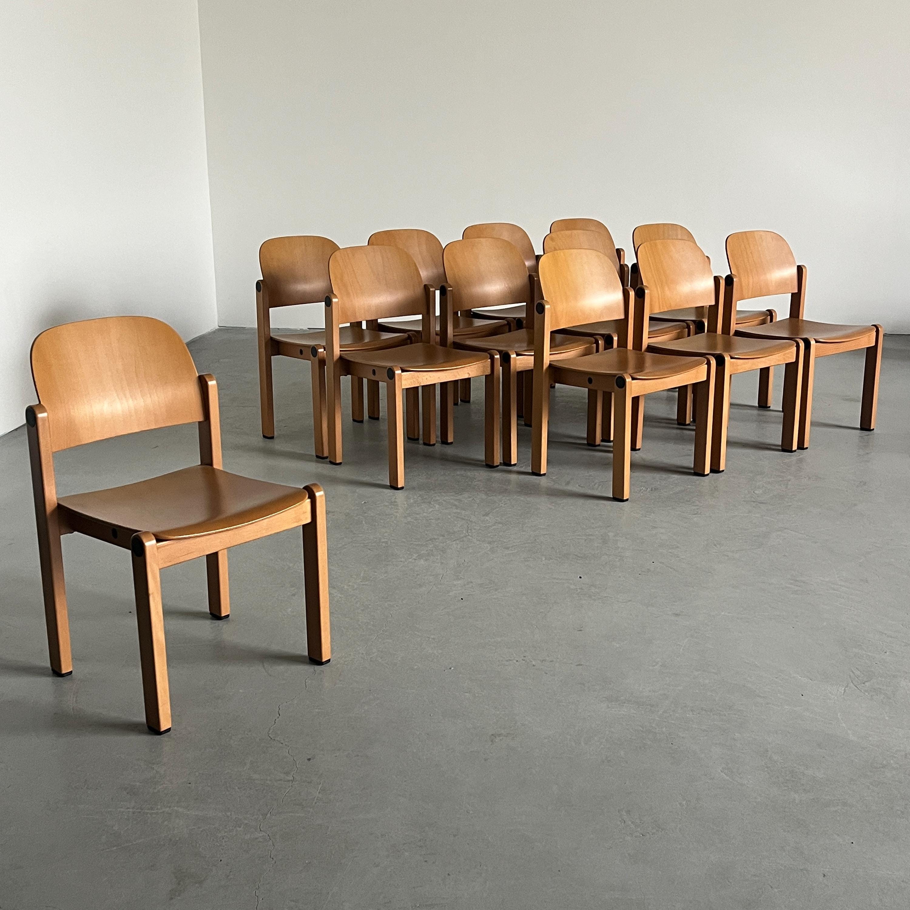 Stackable Dining Chairs by Wiesner Hager, Scandinavian Style