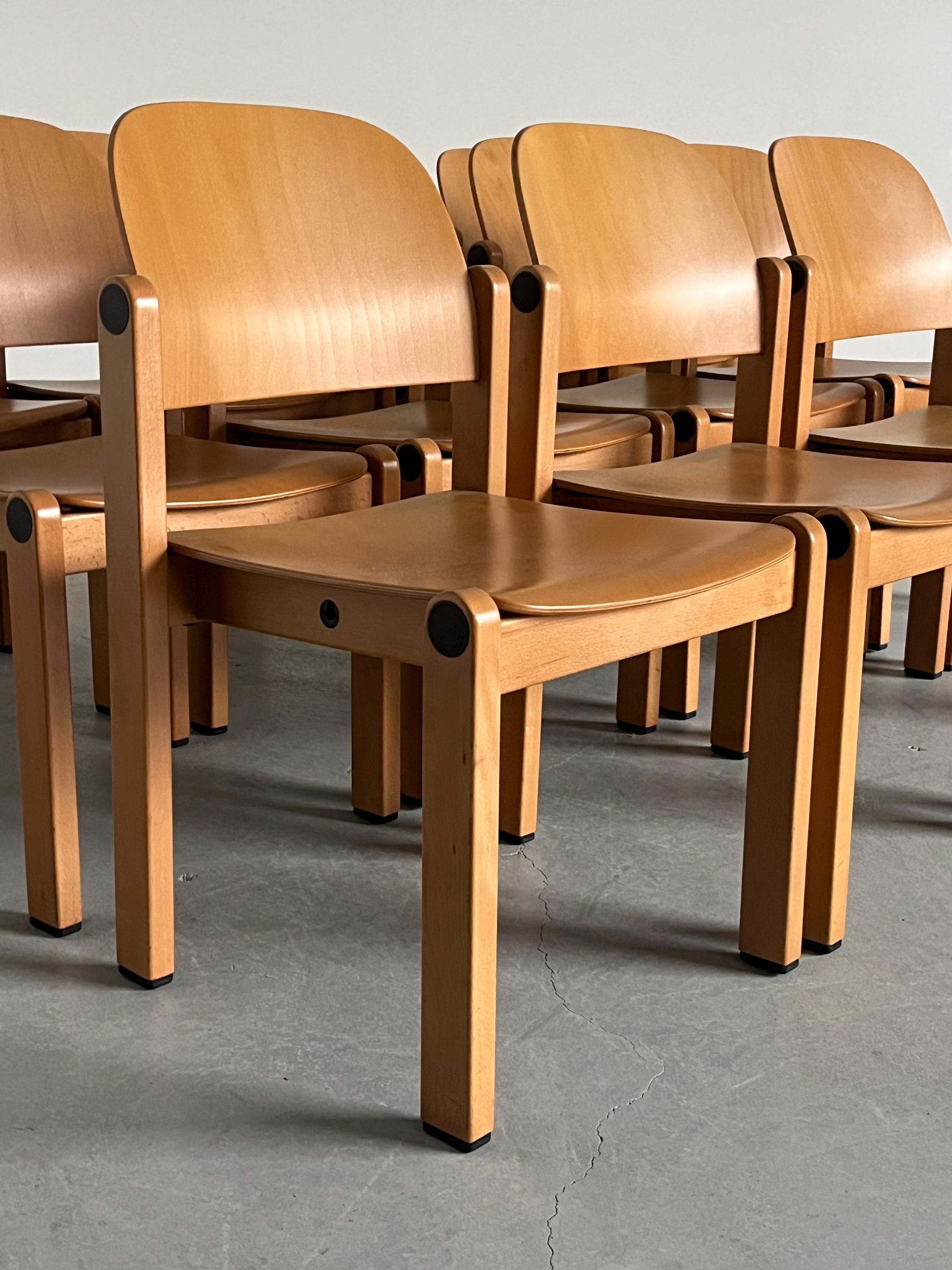 Stackable Dining Chairs by Wiesner Hager, Scandinavian Style