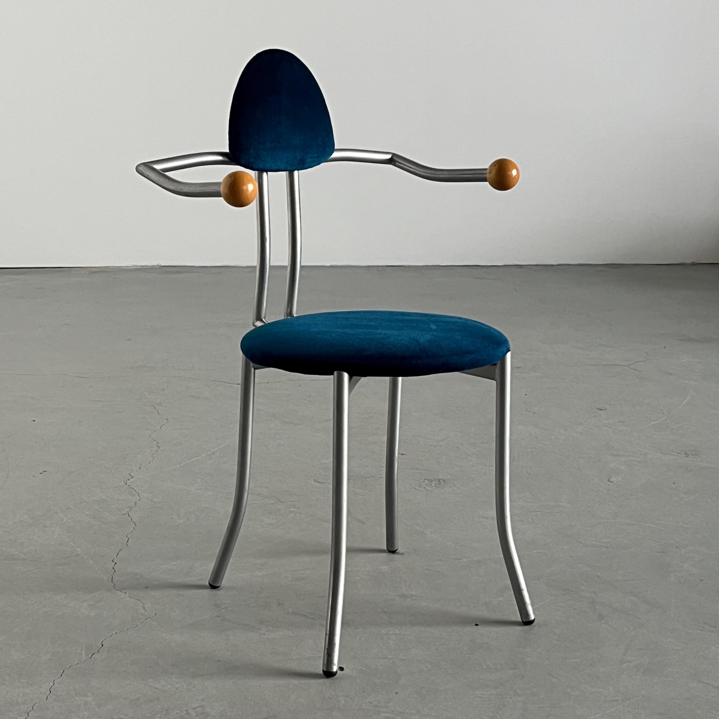 Memphis Style Side Chair by Karl Friedrich Förster for KFF