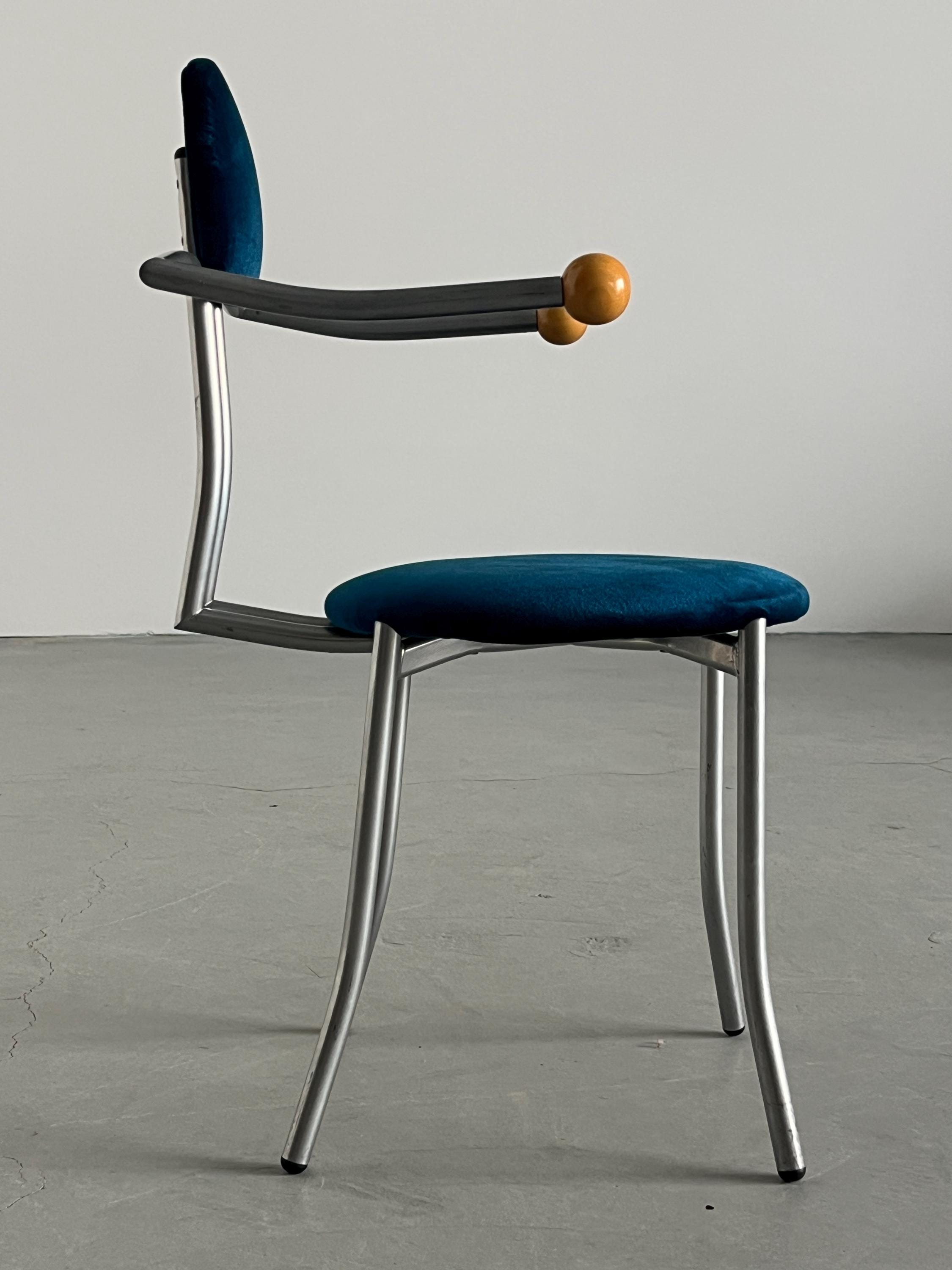 Memphis Style Side Chair by Karl Friedrich Förster for KFF