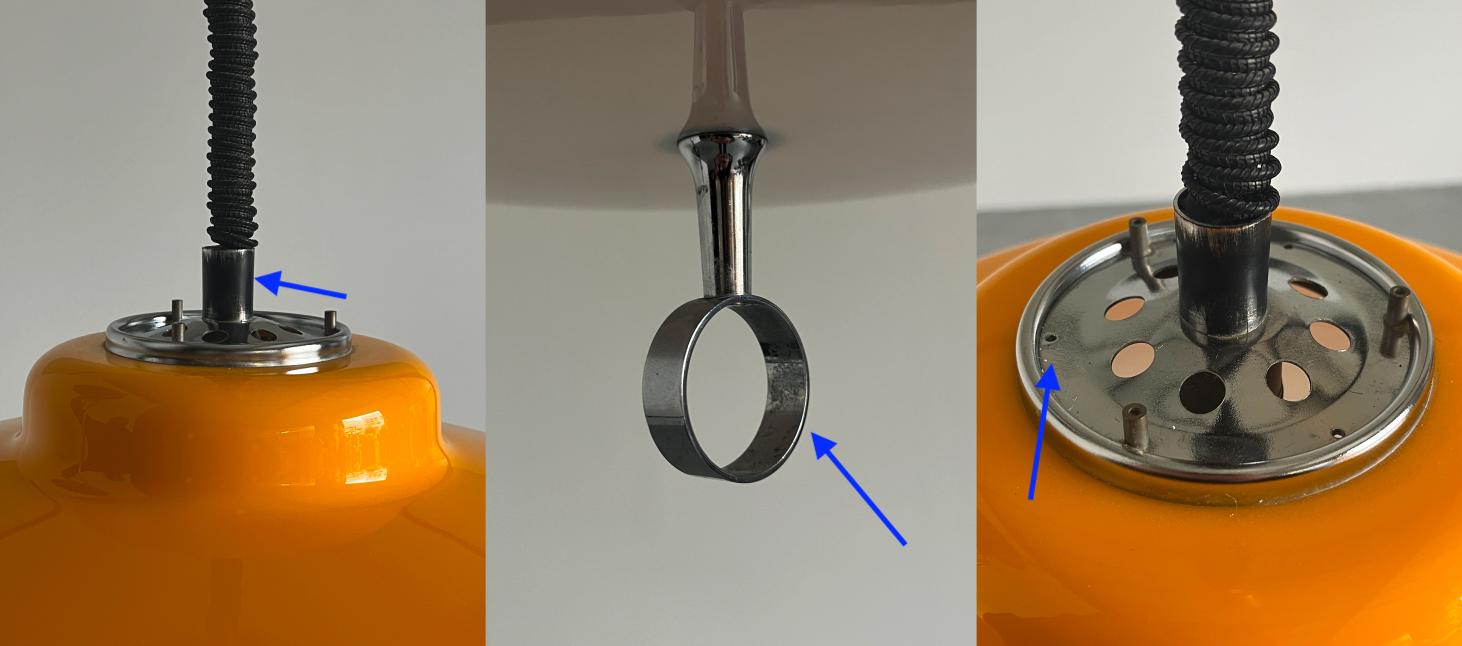 ‘Alga’ Pendant Lamp by Meblo for Harvey Guzzini