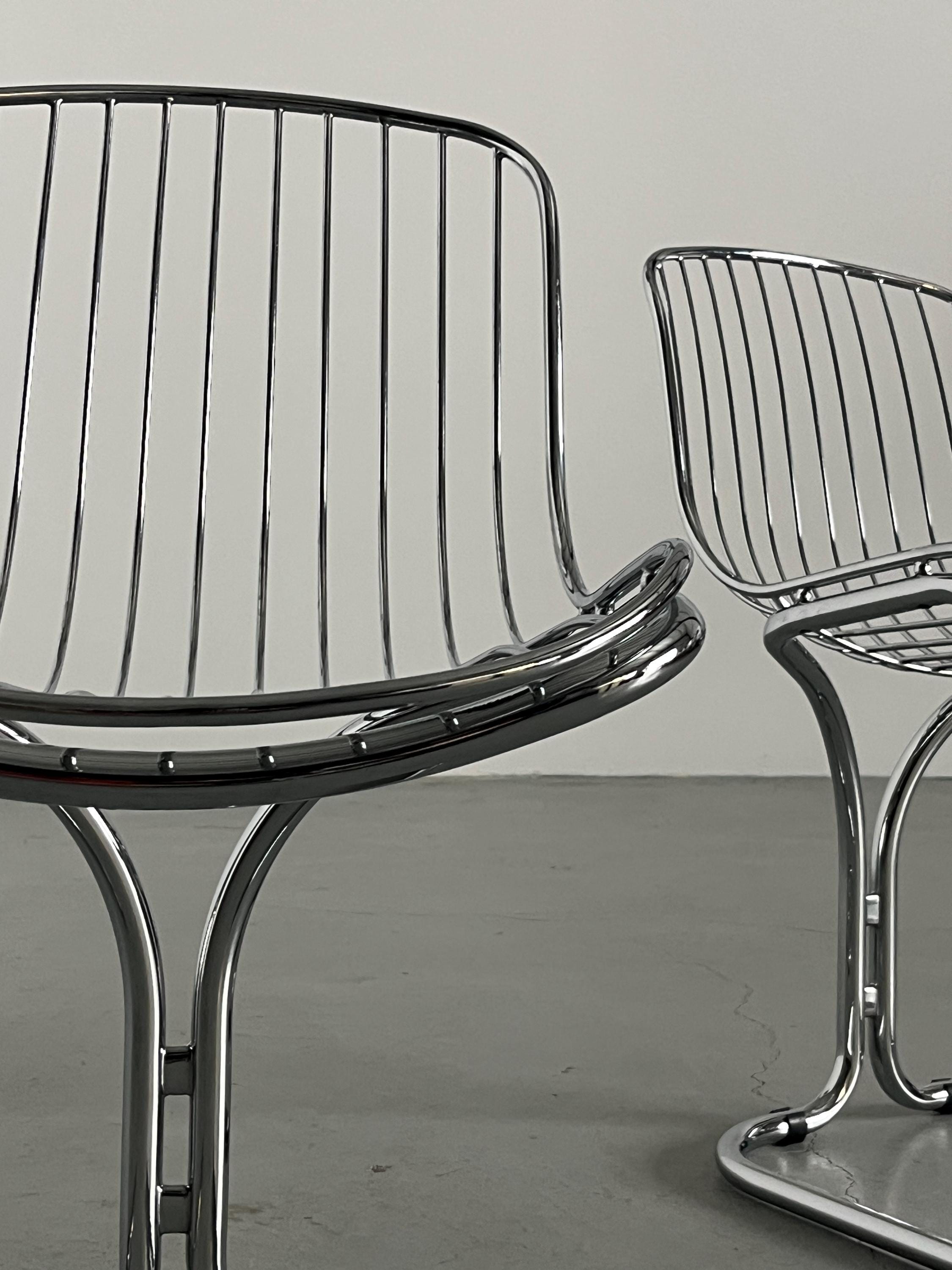 ‘Radiofreccia’ Dining Chairs by Gastone Rinaldi