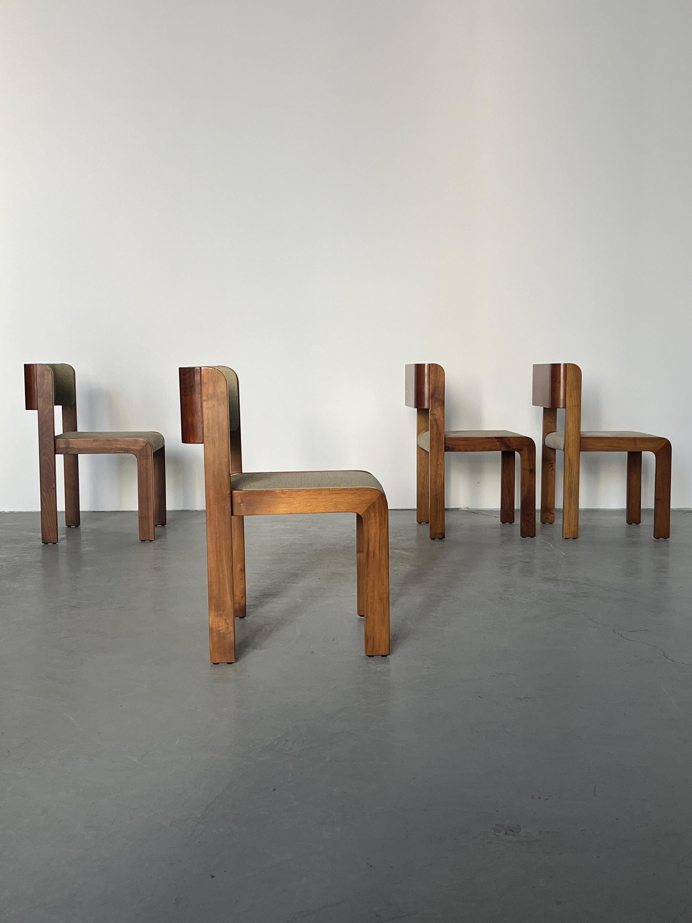 Elegant Italian Functionalist Chairs