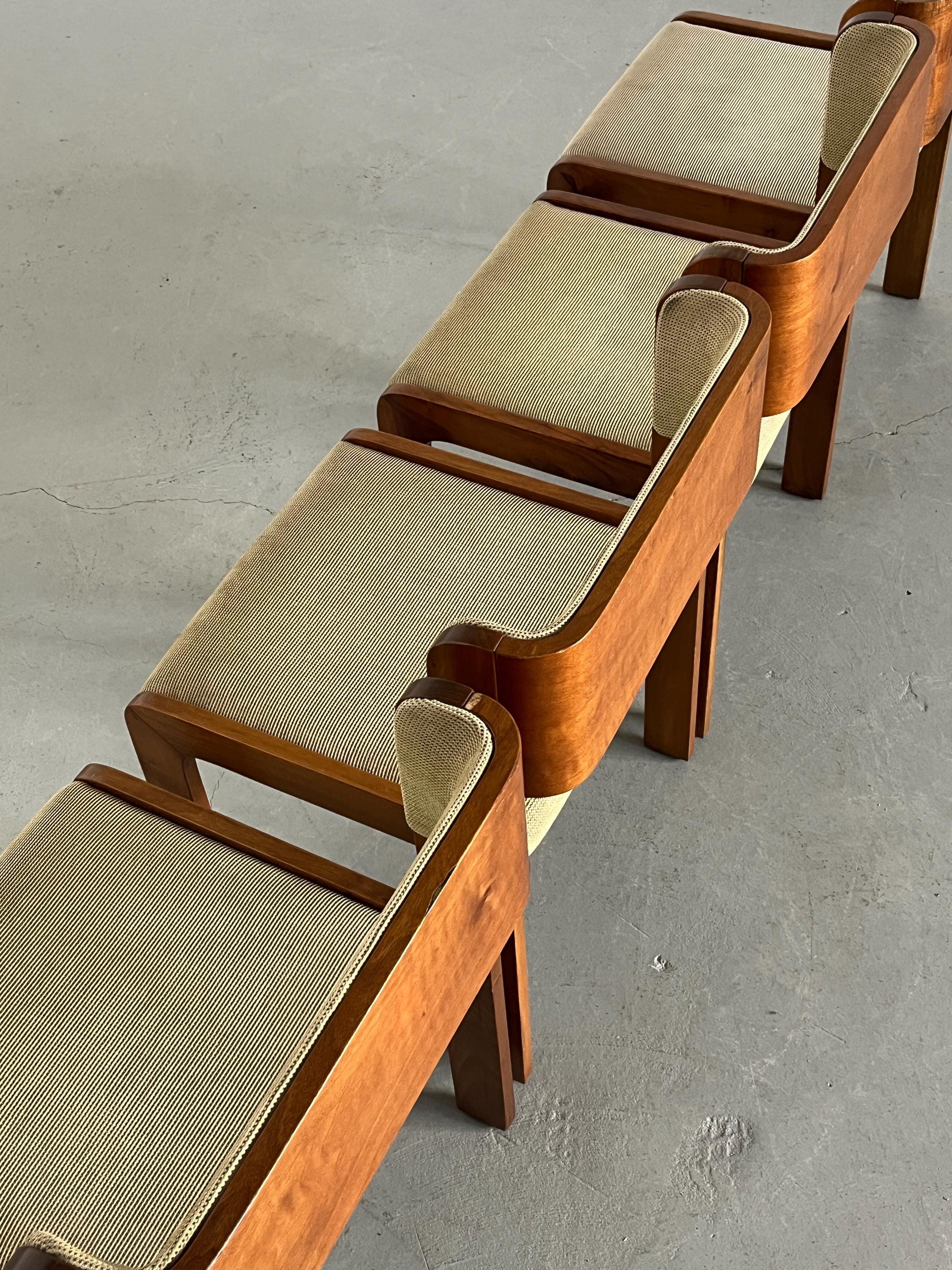 Elegant Italian Functionalist Chairs