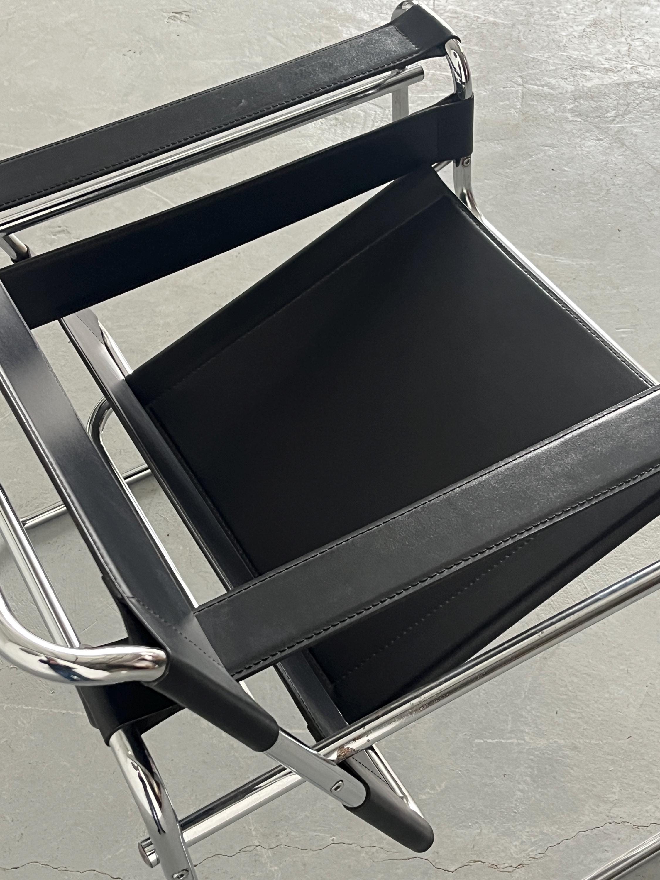 'Wassily' Armchair by Marcel Breuer, 1970s Vintage Replica