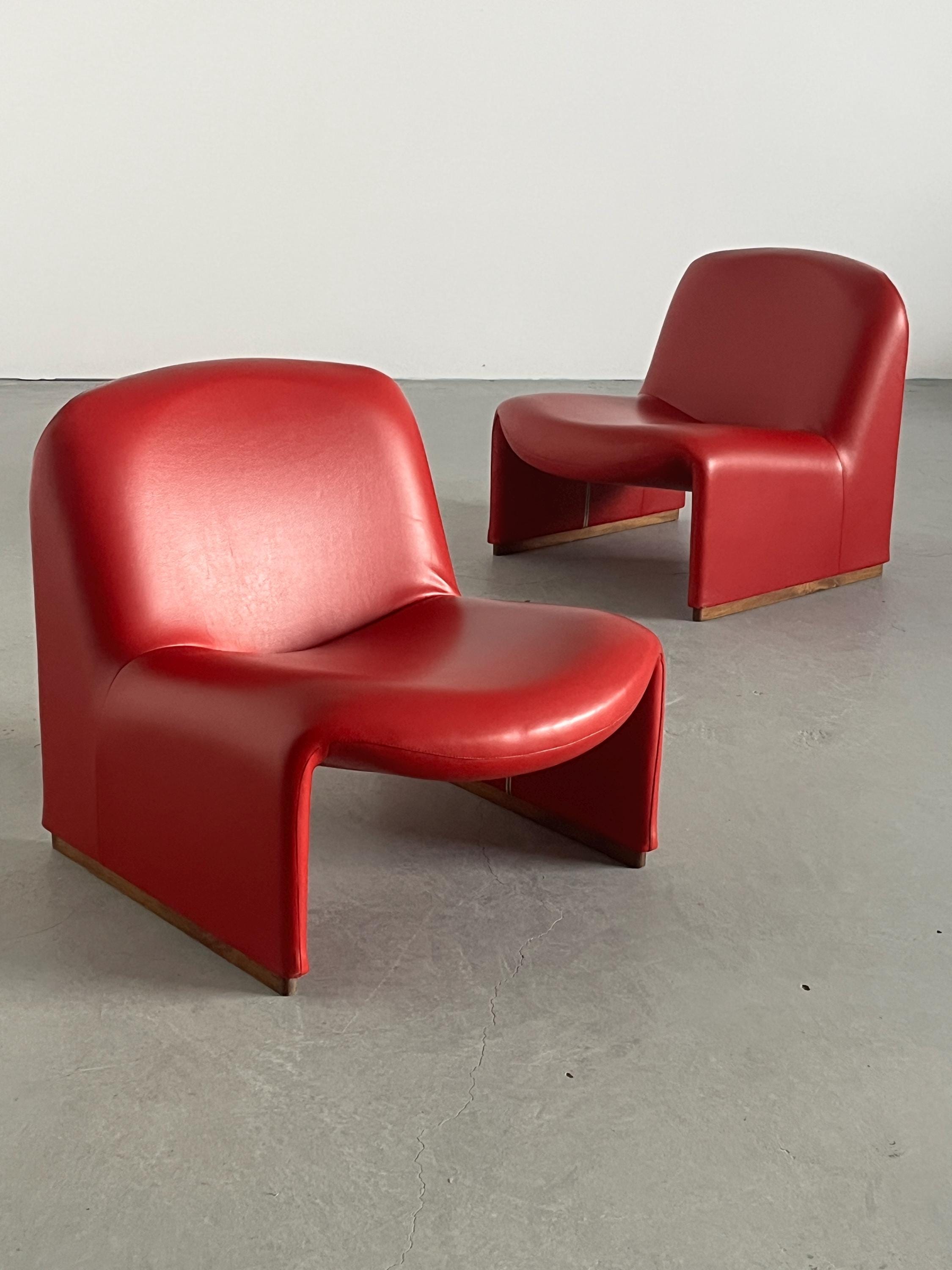 First Edition ‘Alky’ Chairs by Giancarlo Piretti for Anonima Castelli