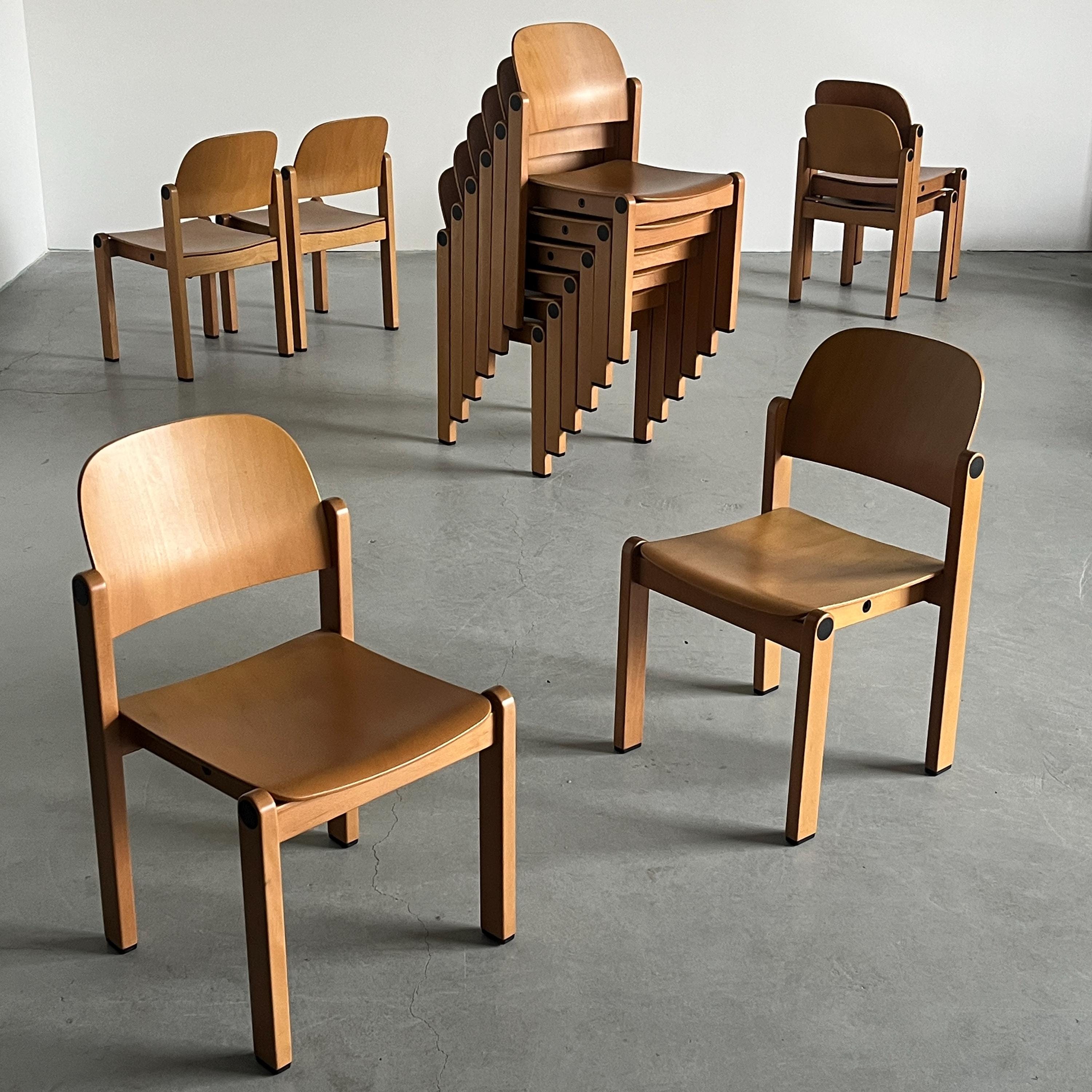 Stackable Dining Chairs by Wiesner Hager, Scandinavian Style