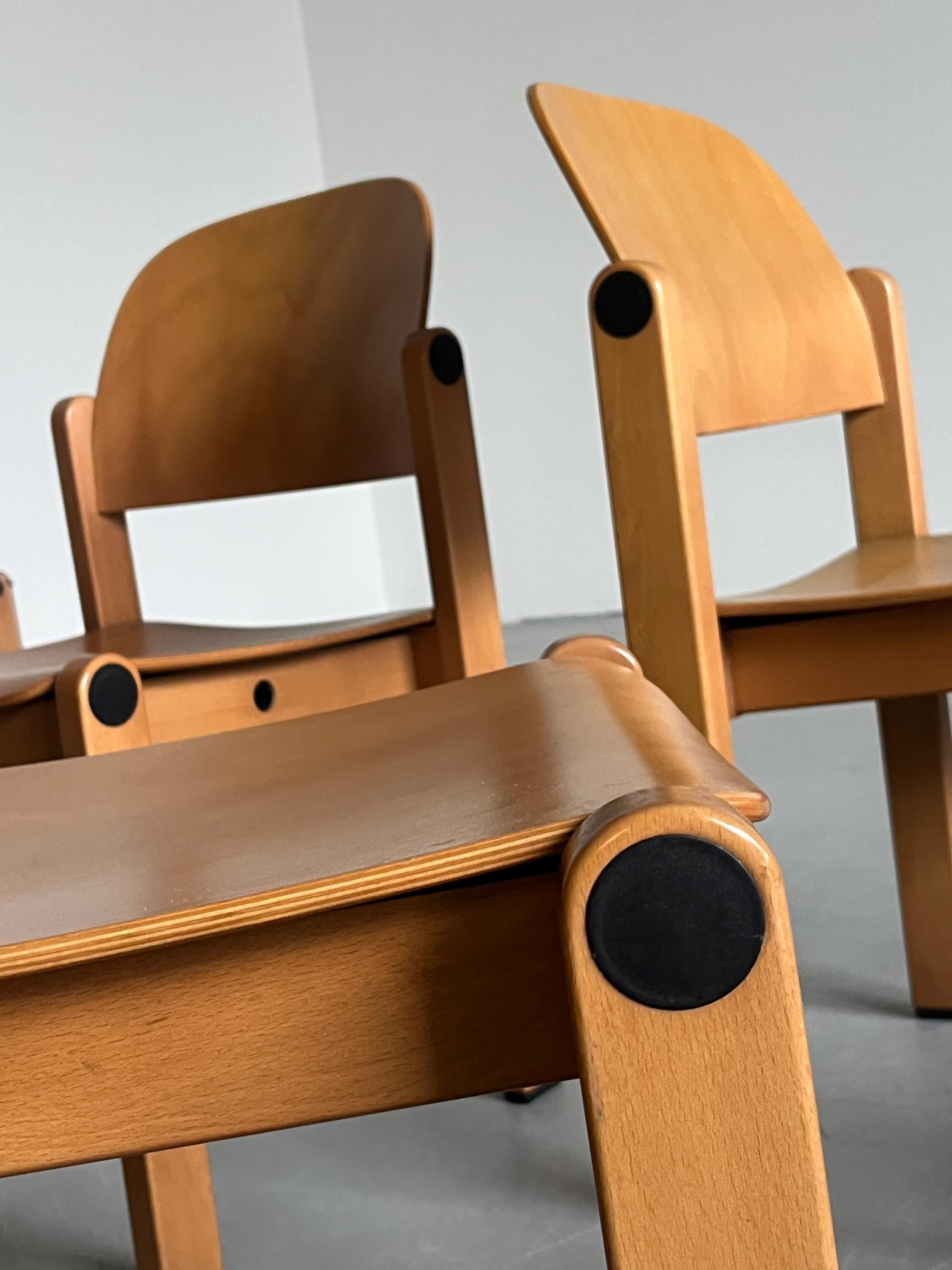 Stackable Dining Chairs by Wiesner Hager, Scandinavian Style