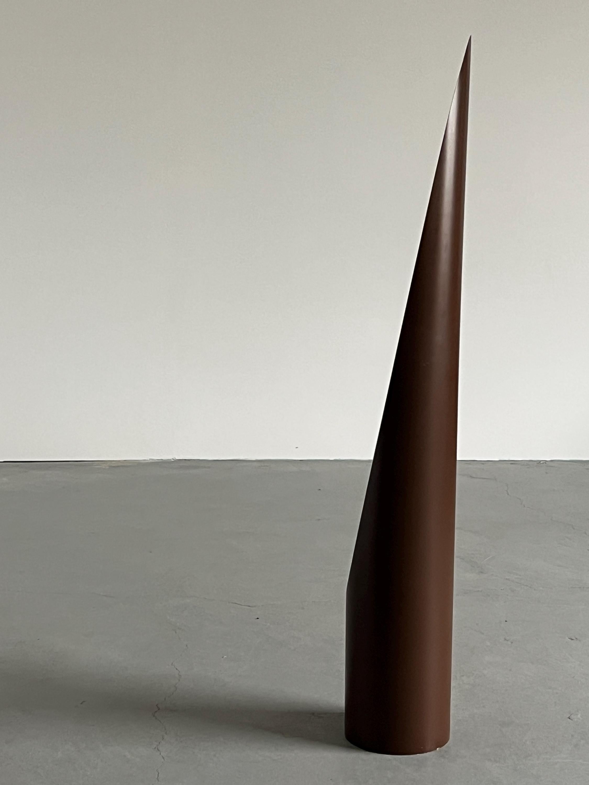 'Unghia' or Lipstick Mirror by Rodolfo Bonetto in Dark Brown Plastic