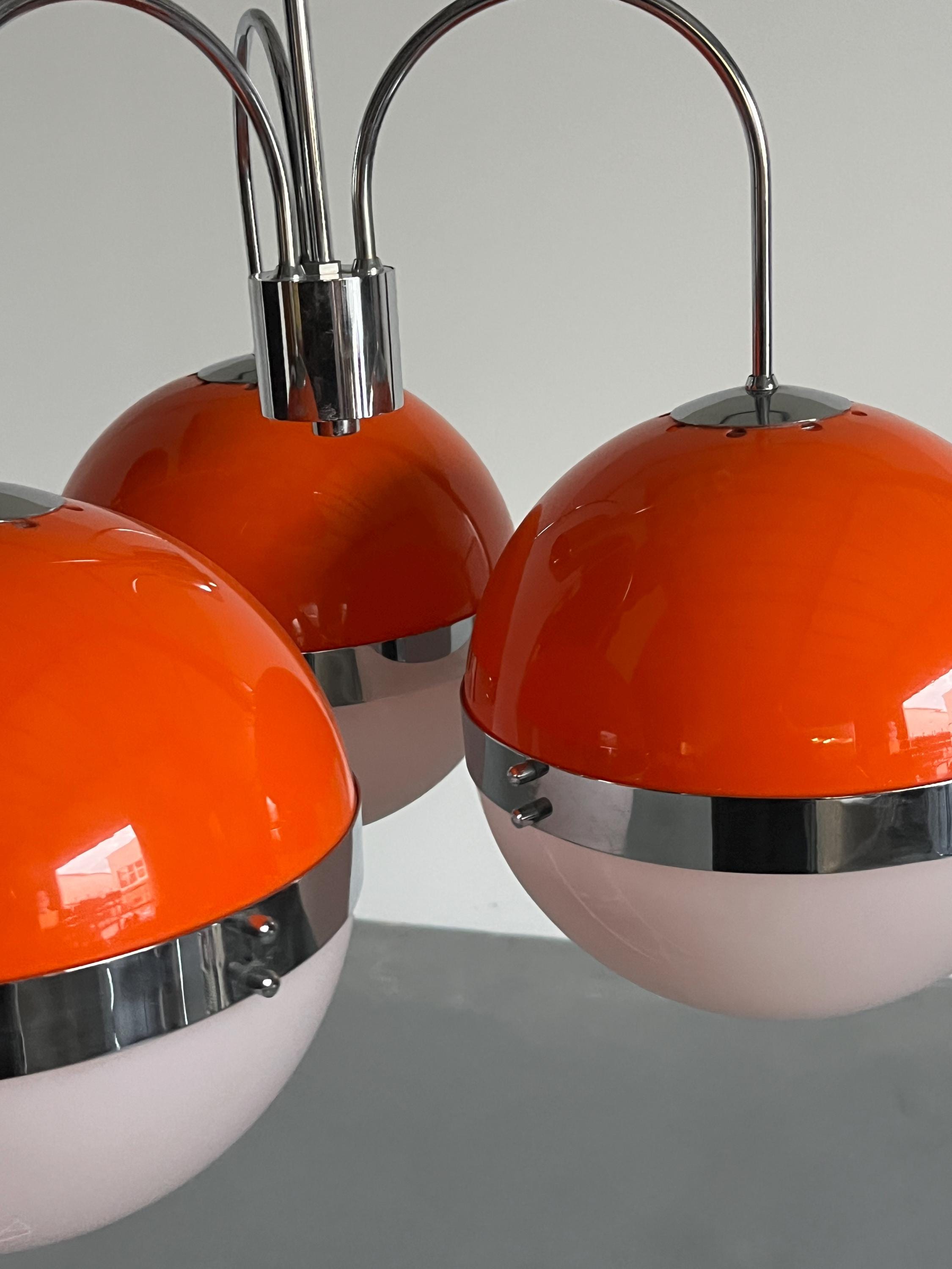 Space Age Pendant Lamp by Sijaj Hrastnik Yugoslavia