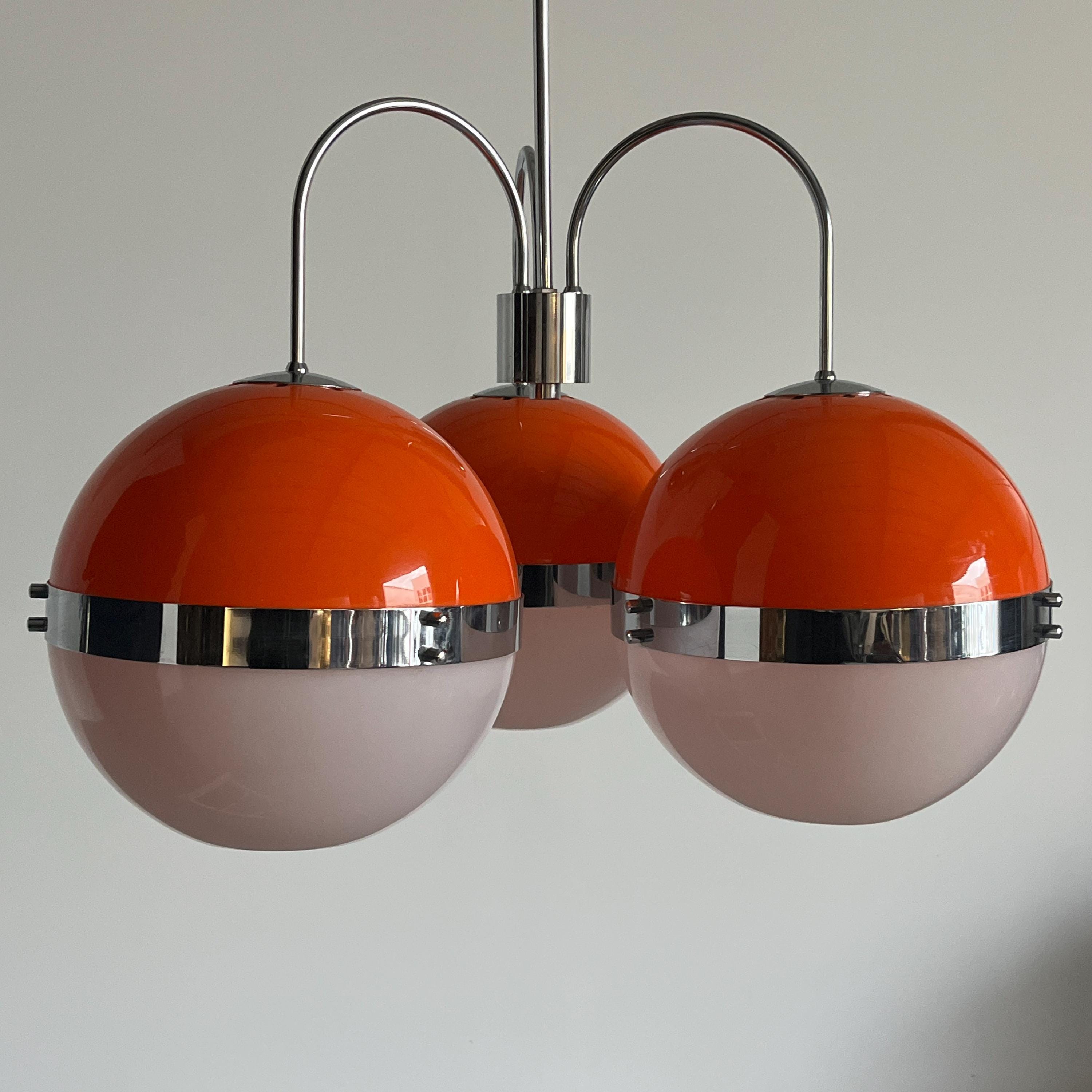 Space Age Pendant Lamp by Sijaj Hrastnik Yugoslavia