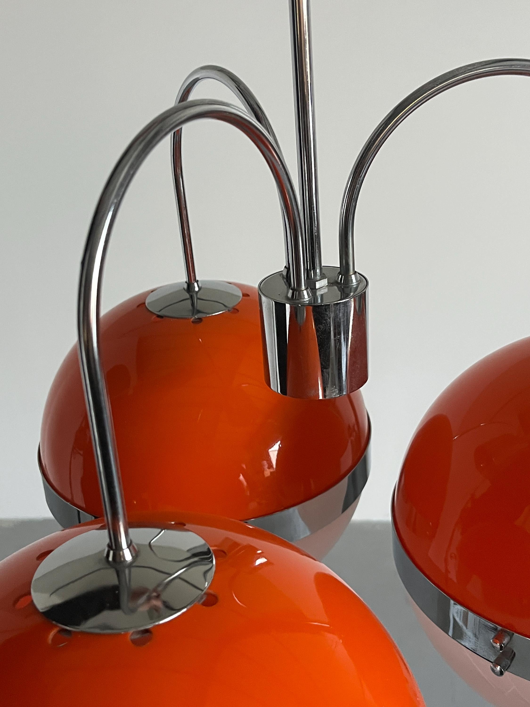 Space Age Pendant Lamp by Sijaj Hrastnik Yugoslavia