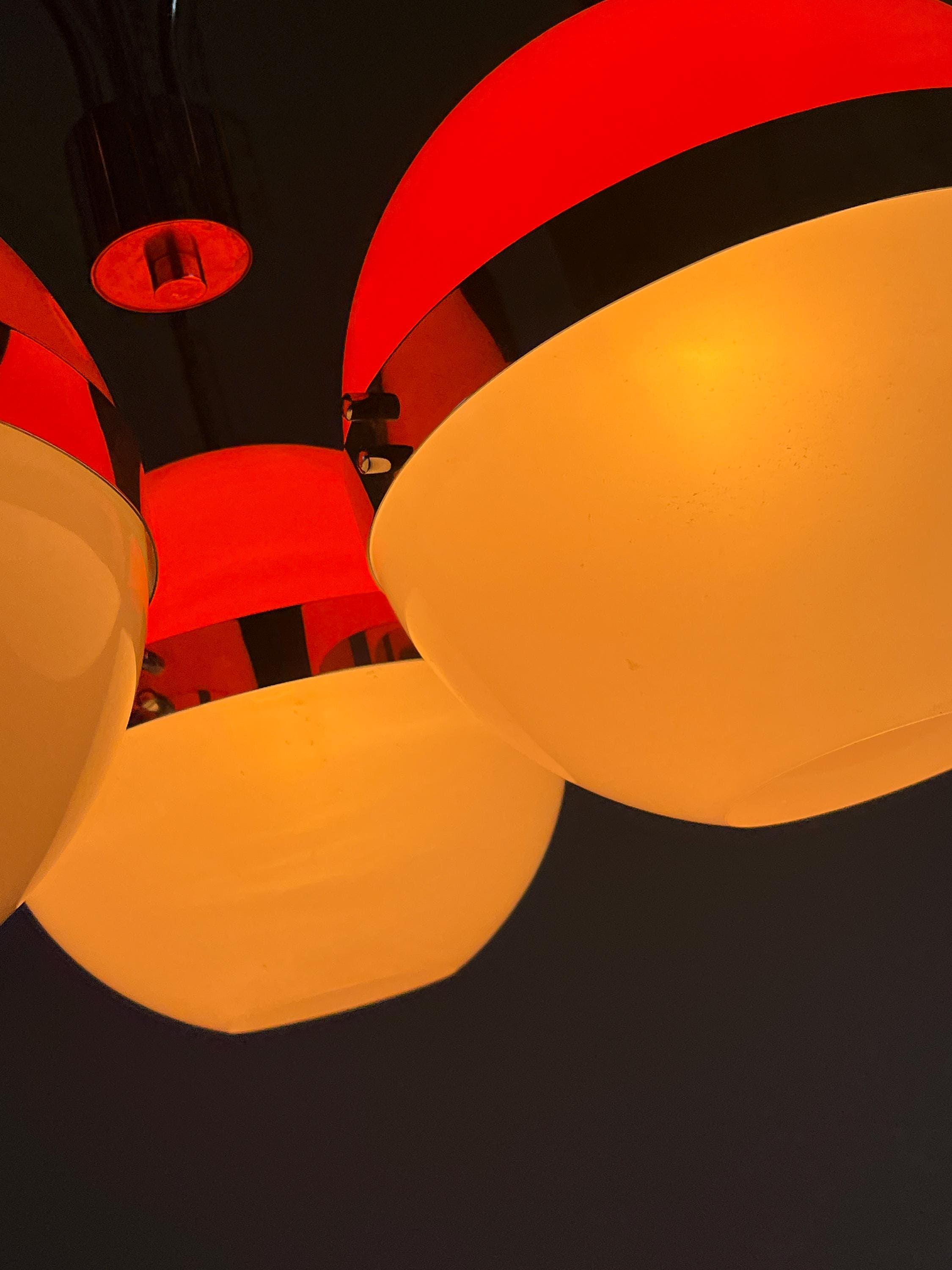 Space Age Pendant Lamp by Sijaj Hrastnik Yugoslavia