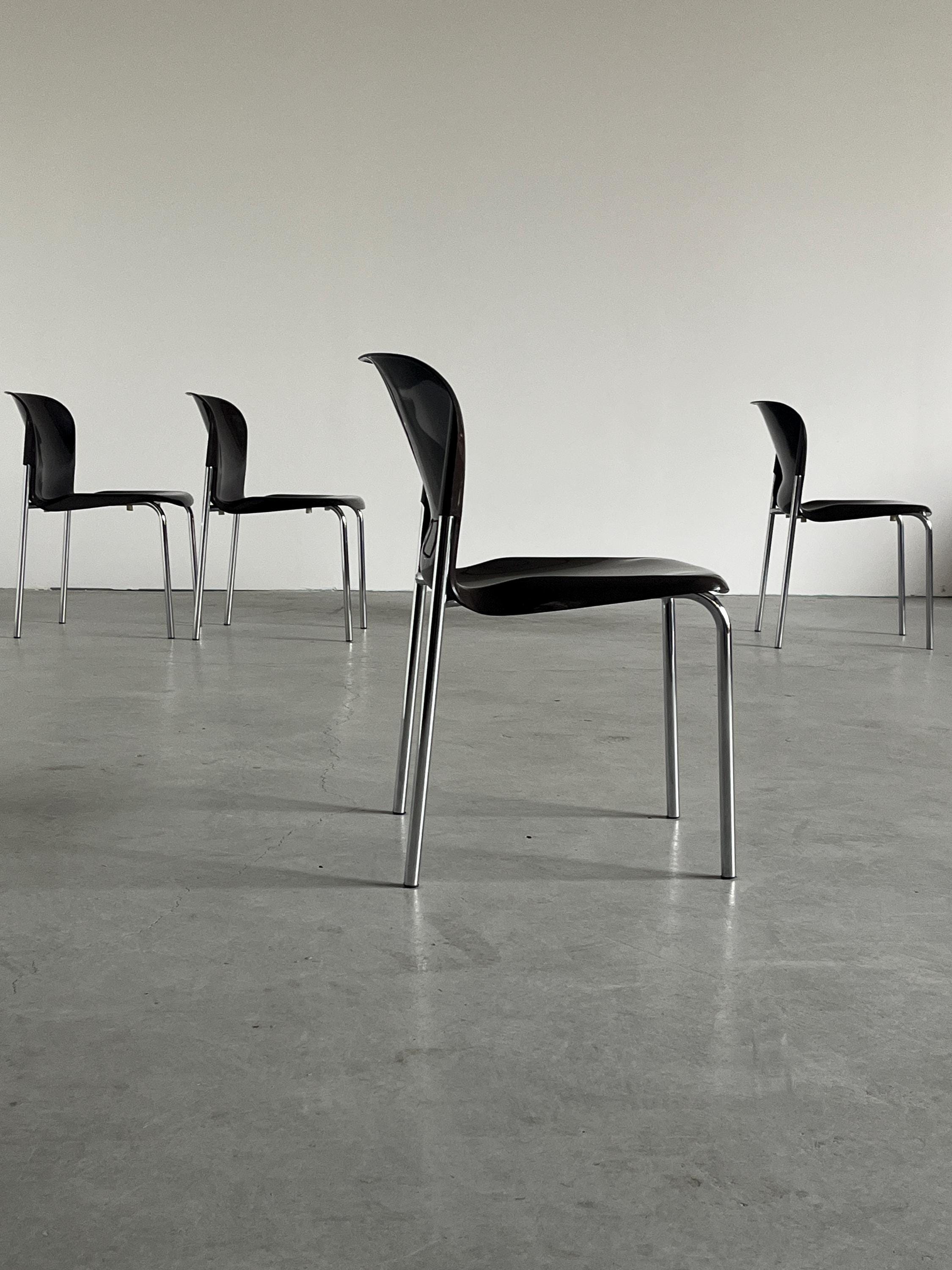 ‘SM 400K’ Dining Chairs by Gerd Lange for Drabert