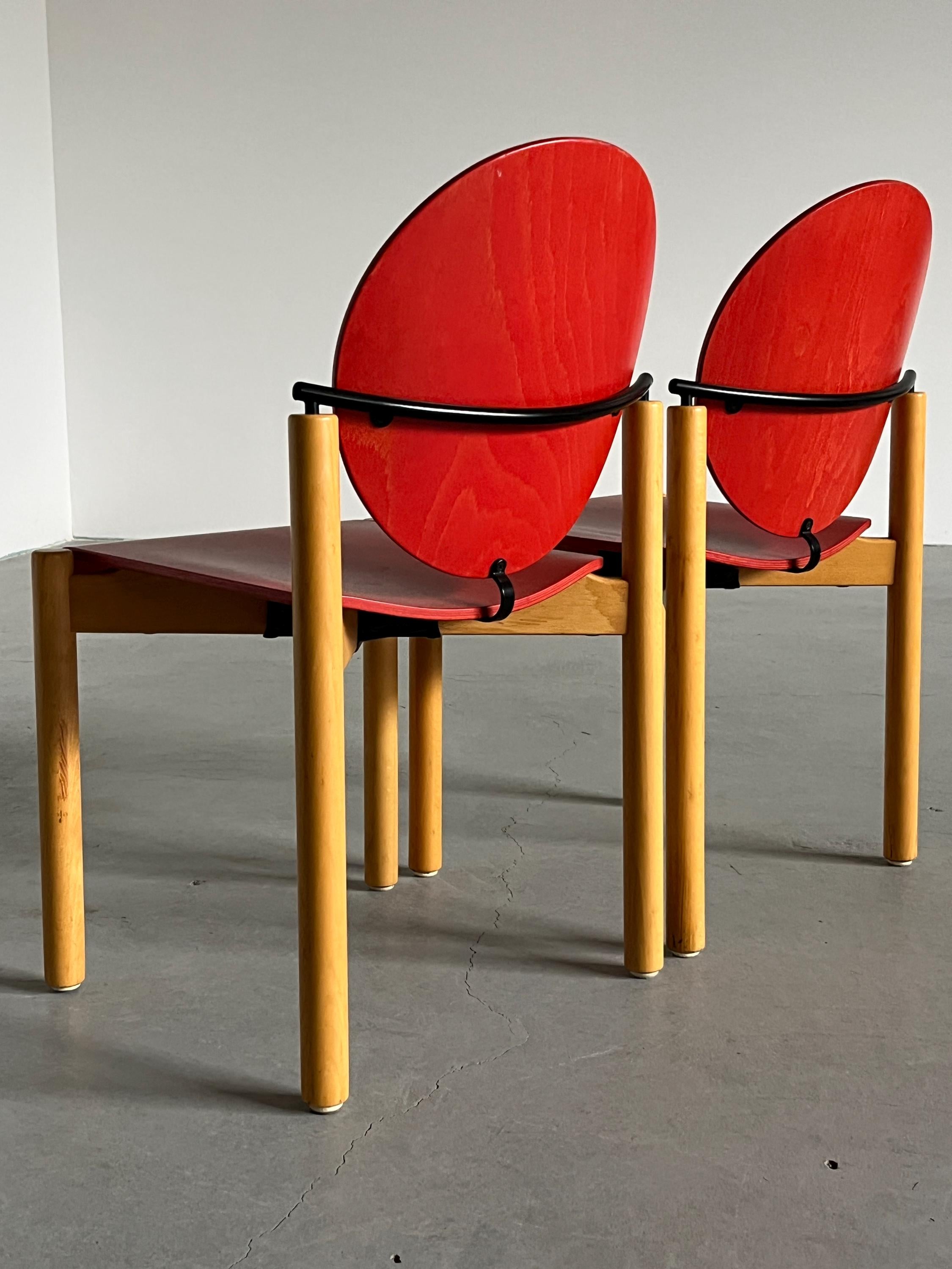 Postmodern Chairs by Kusch & Co