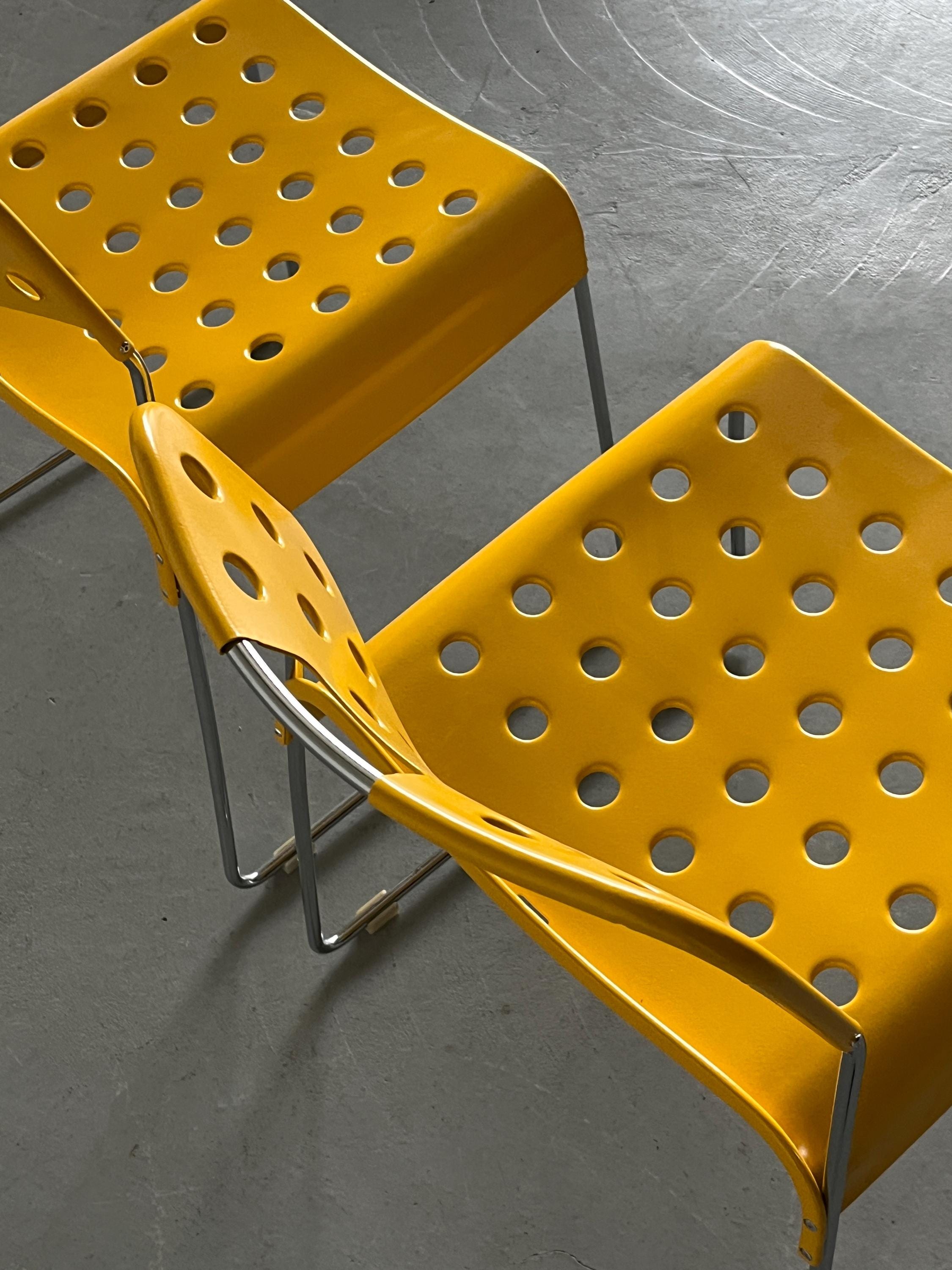 ‘Omstak’ Chairs by Rodney Kinsman for Bieffeplast