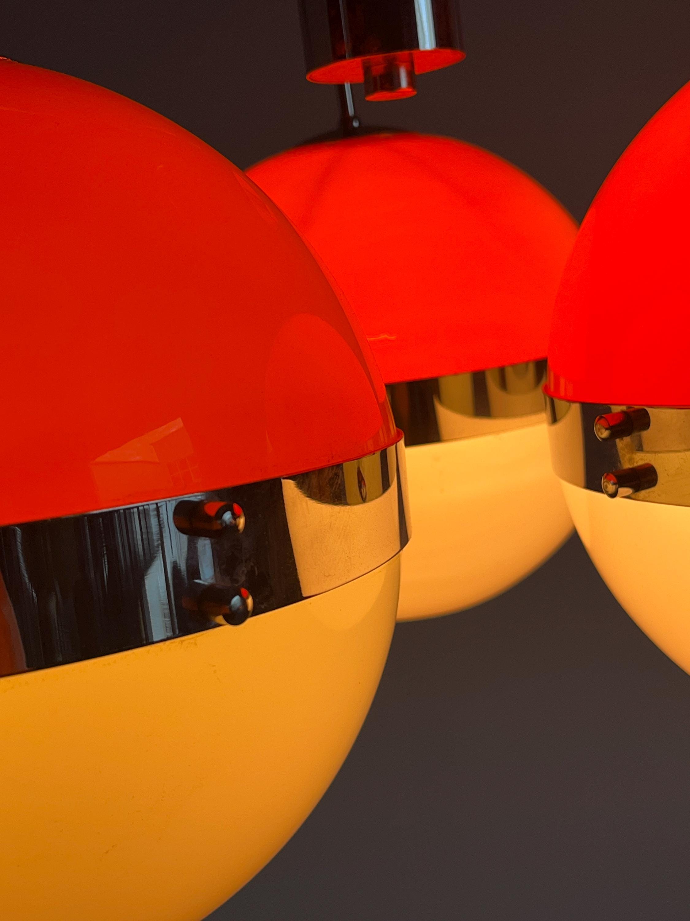 Space Age Pendant Lamp by Sijaj Hrastnik Yugoslavia