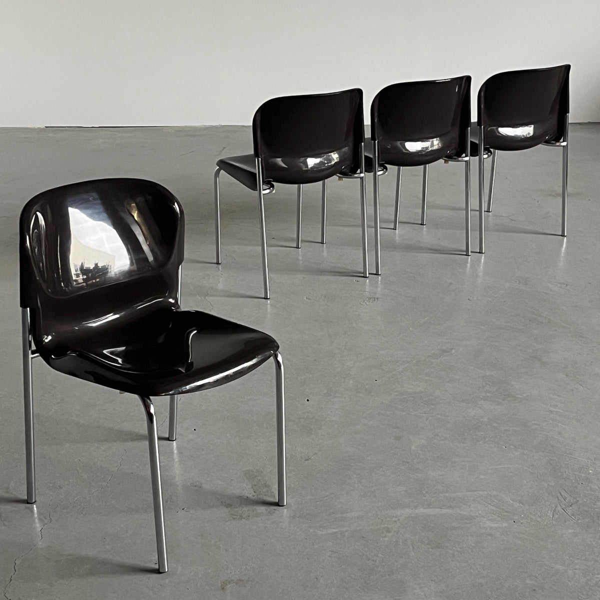 ‘SM 400K’ Dining Chairs by Gerd Lange for Drabert