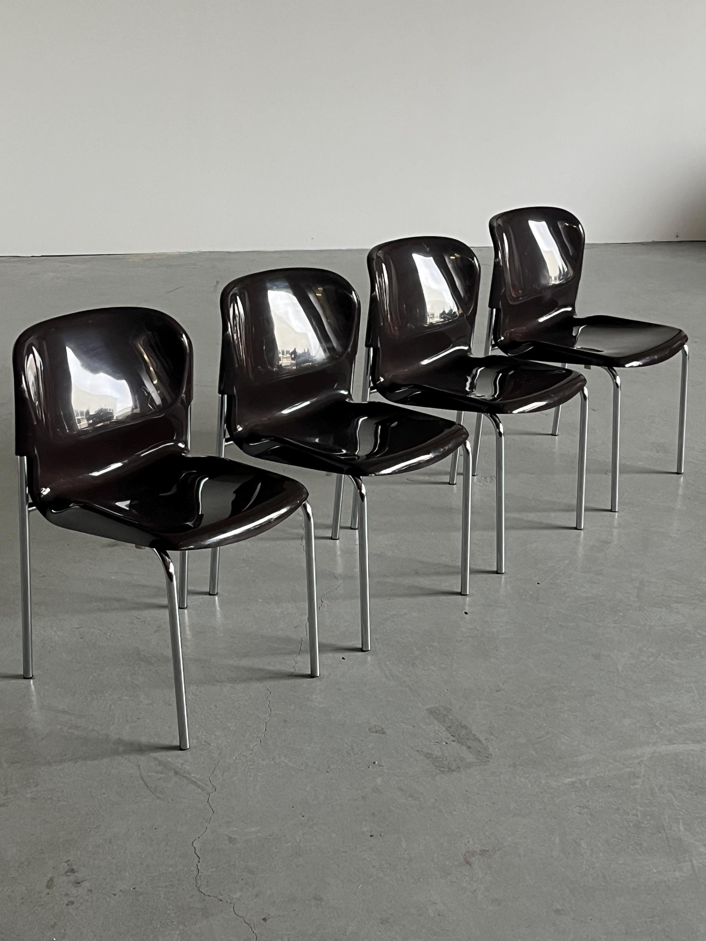 ‘SM 400K’ Dining Chairs by Gerd Lange for Drabert