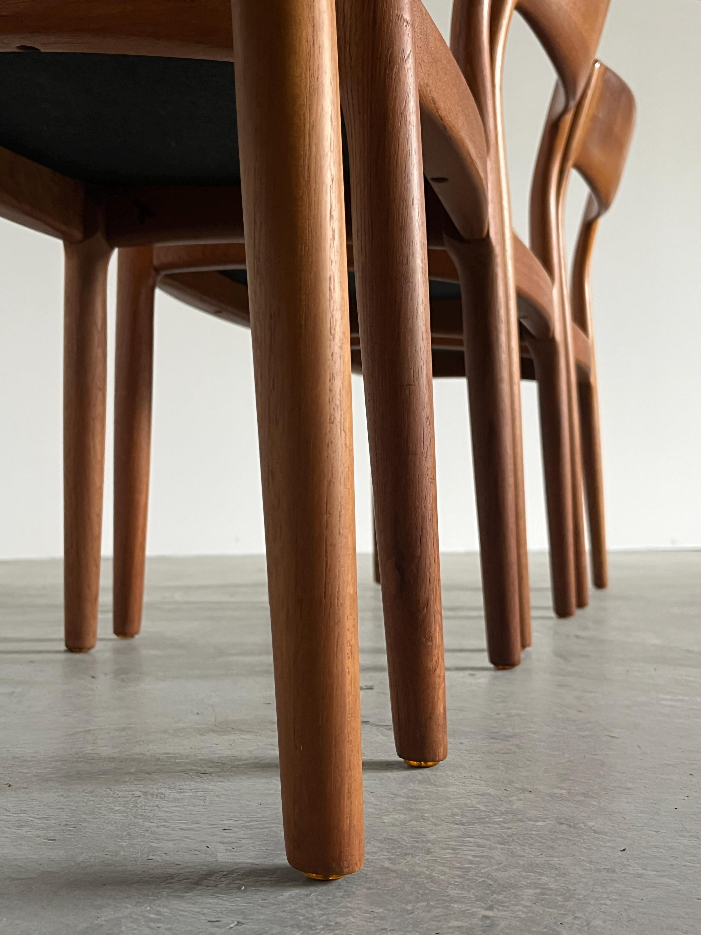 Danish Mid-Century Chairs by Juul Kristensen for JK Denmark