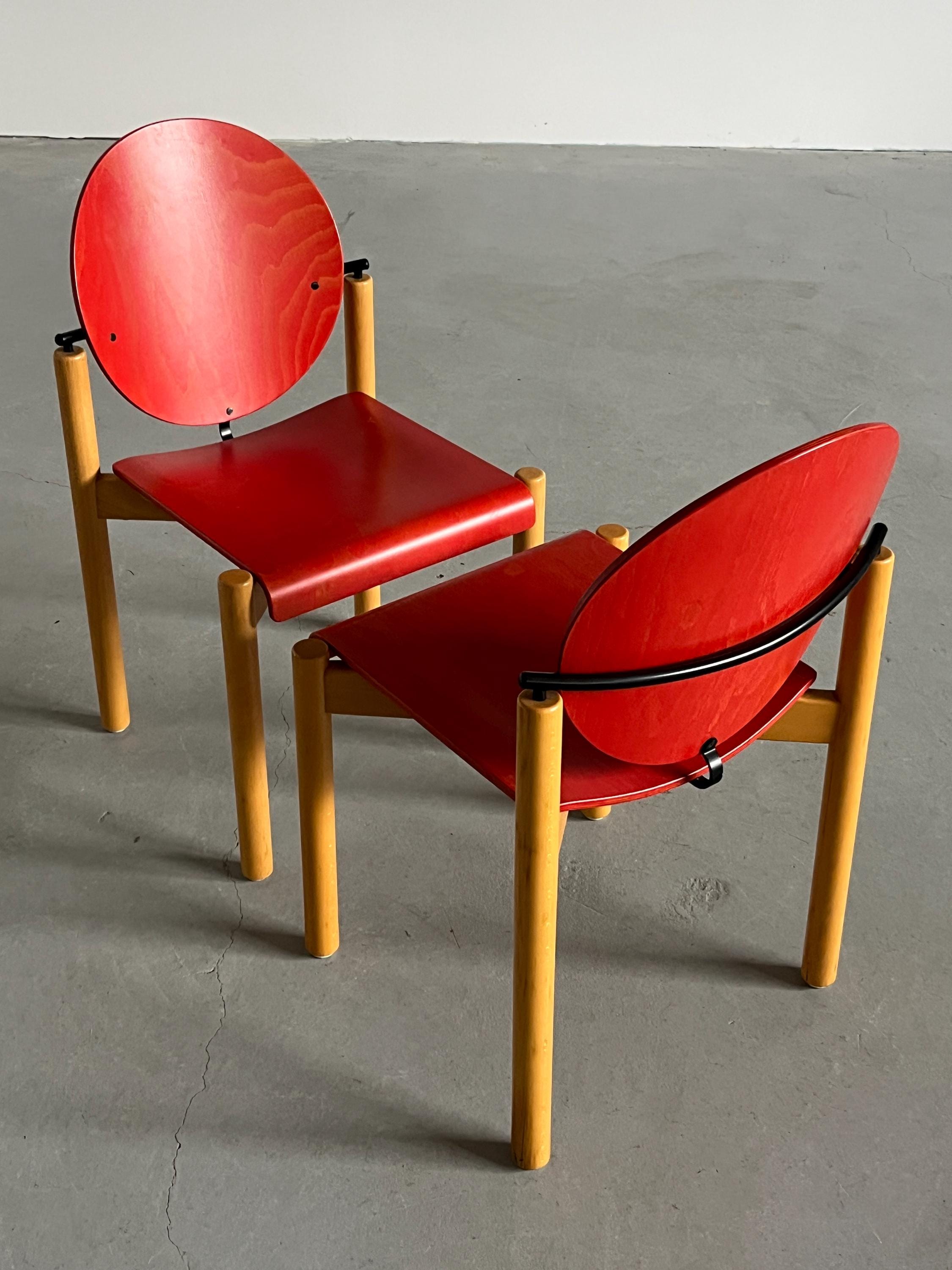 Postmodern Chairs by Kusch & Co