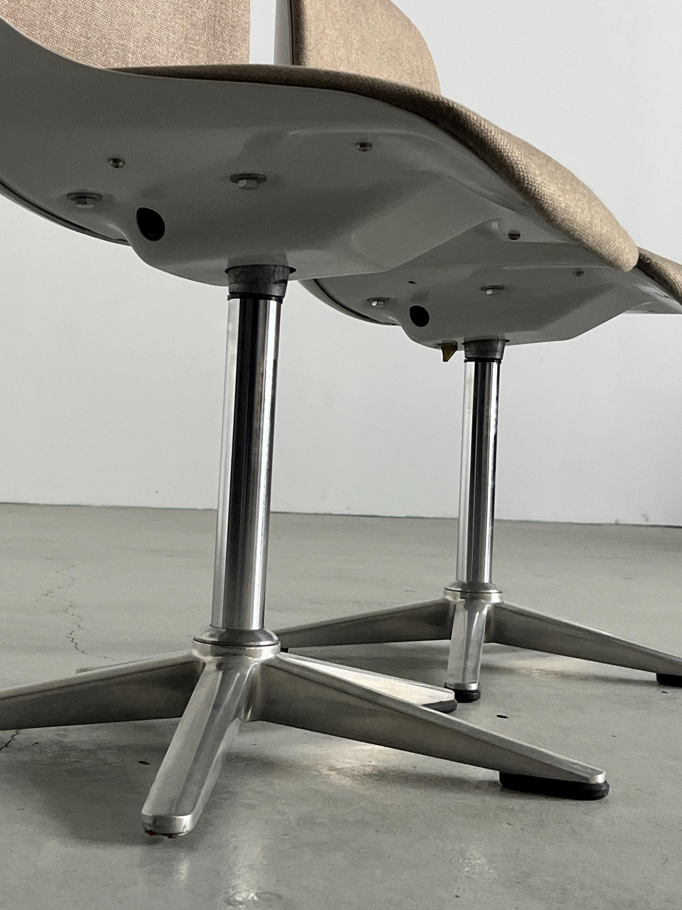 Space Age ‘Model 232’ Office Chairs by Wilhelm Ritz for Wilkhahn
