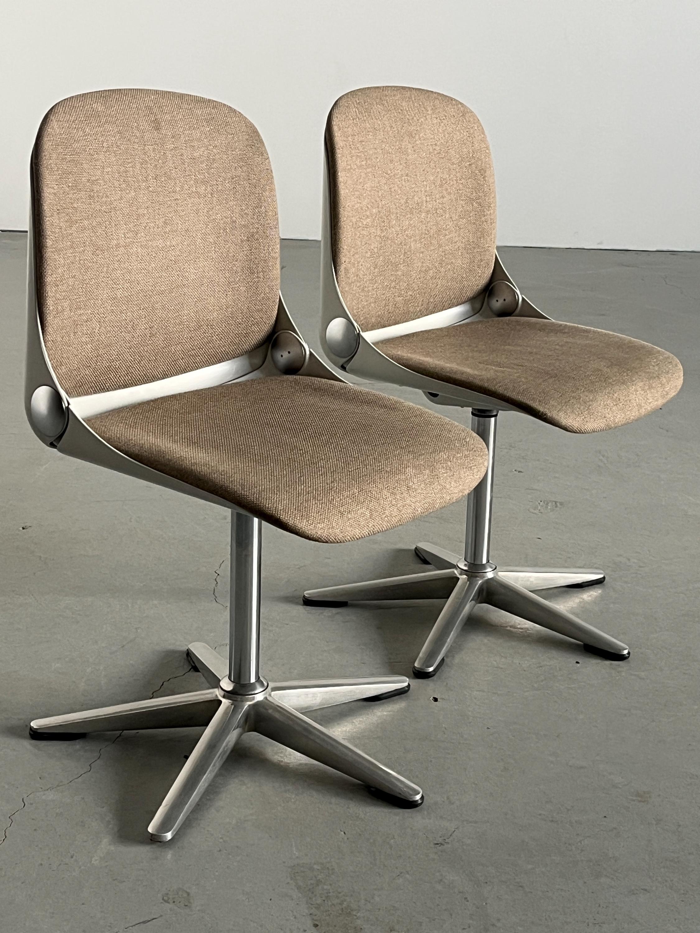 Space Age ‘Model 232’ Office Chairs by Wilhelm Ritz for Wilkhahn