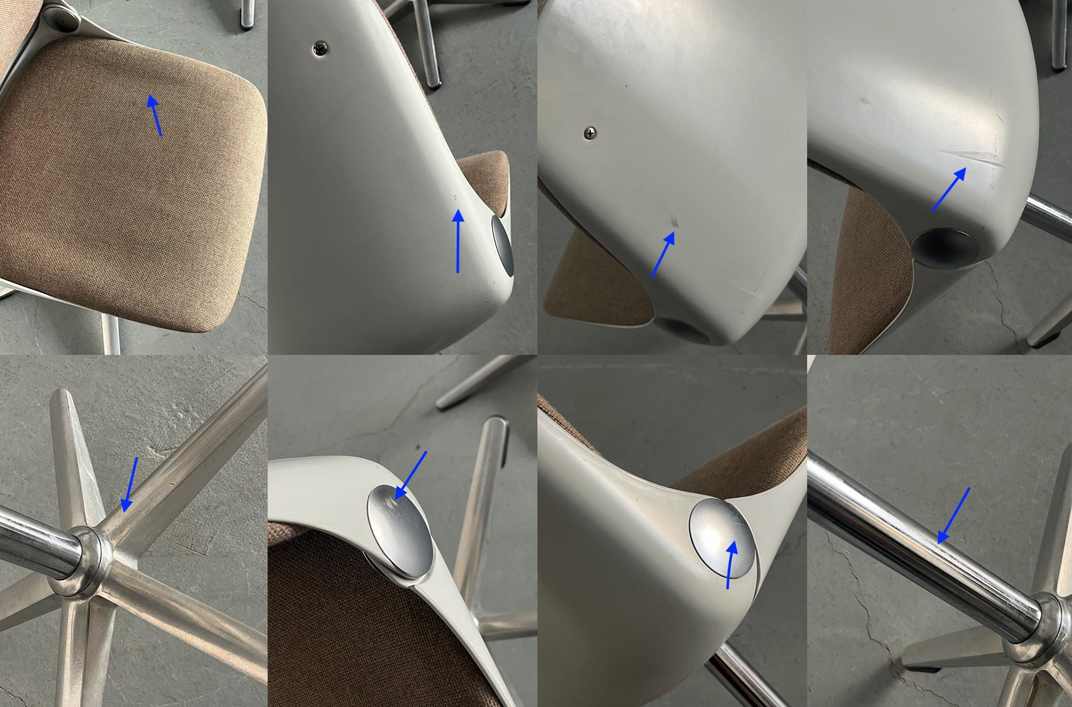 Space Age ‘Model 232’ Office Chairs by Wilhelm Ritz for Wilkhahn