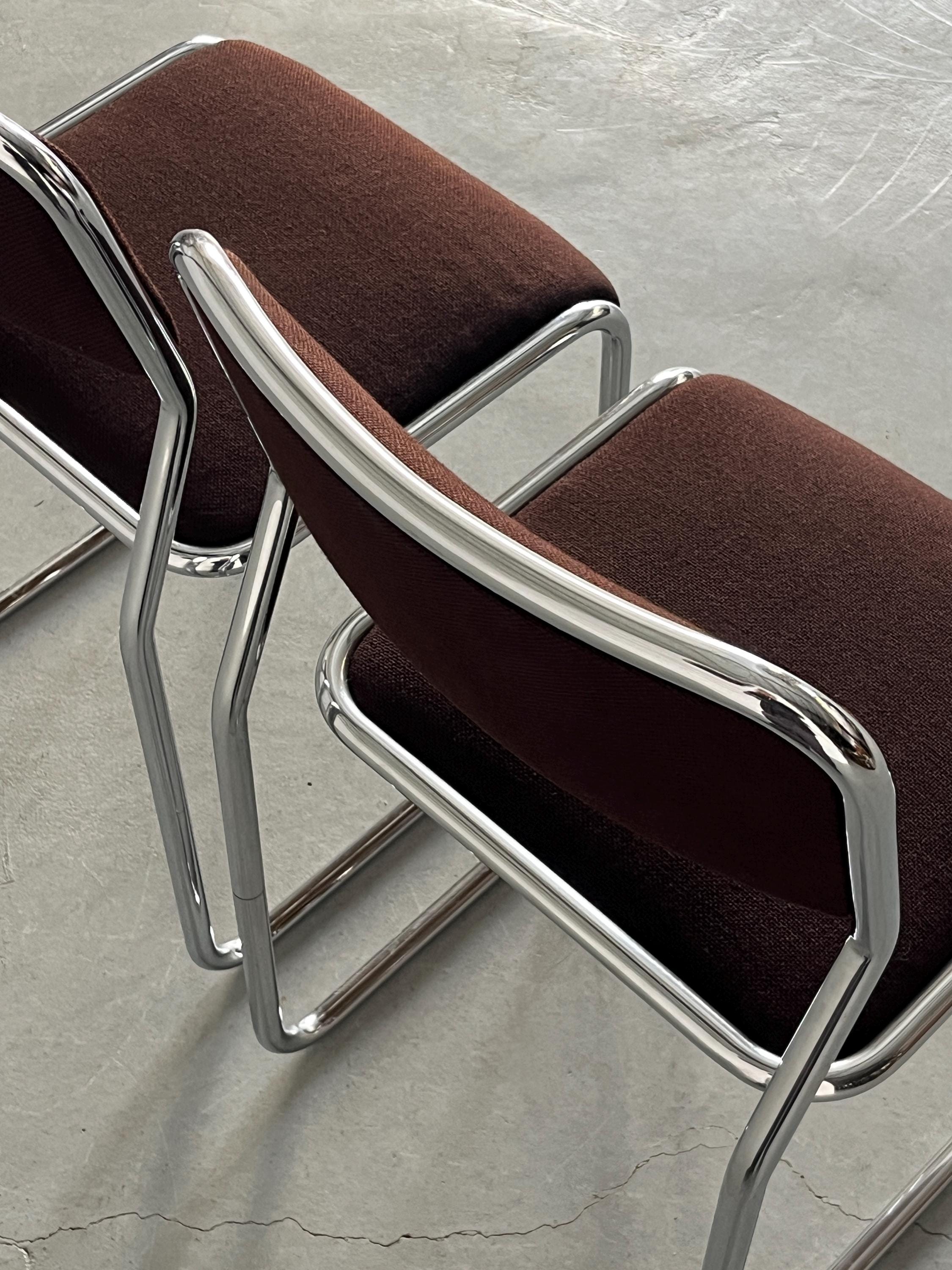 Italian Cantilever Dining Chairs