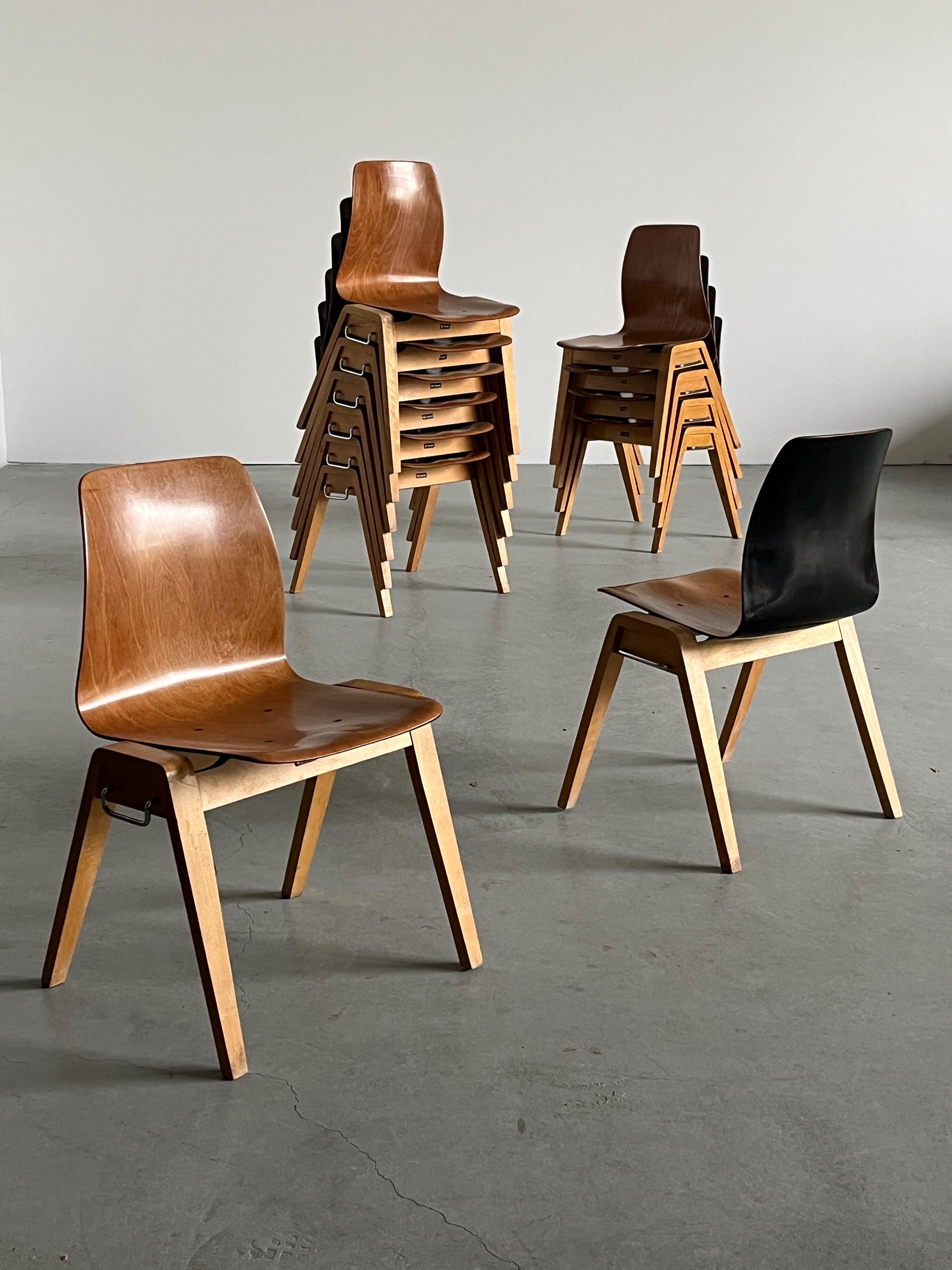 Stackable Dining Chairs by Adam Stegner for Pagholz Flötotto