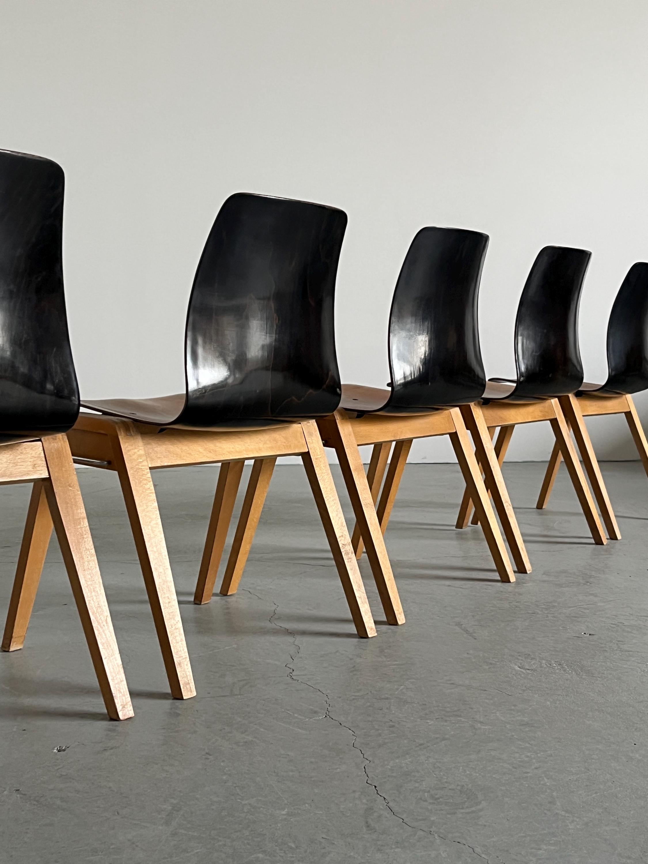 Stackable Dining Chairs by Adam Stegner for Pagholz Flötotto