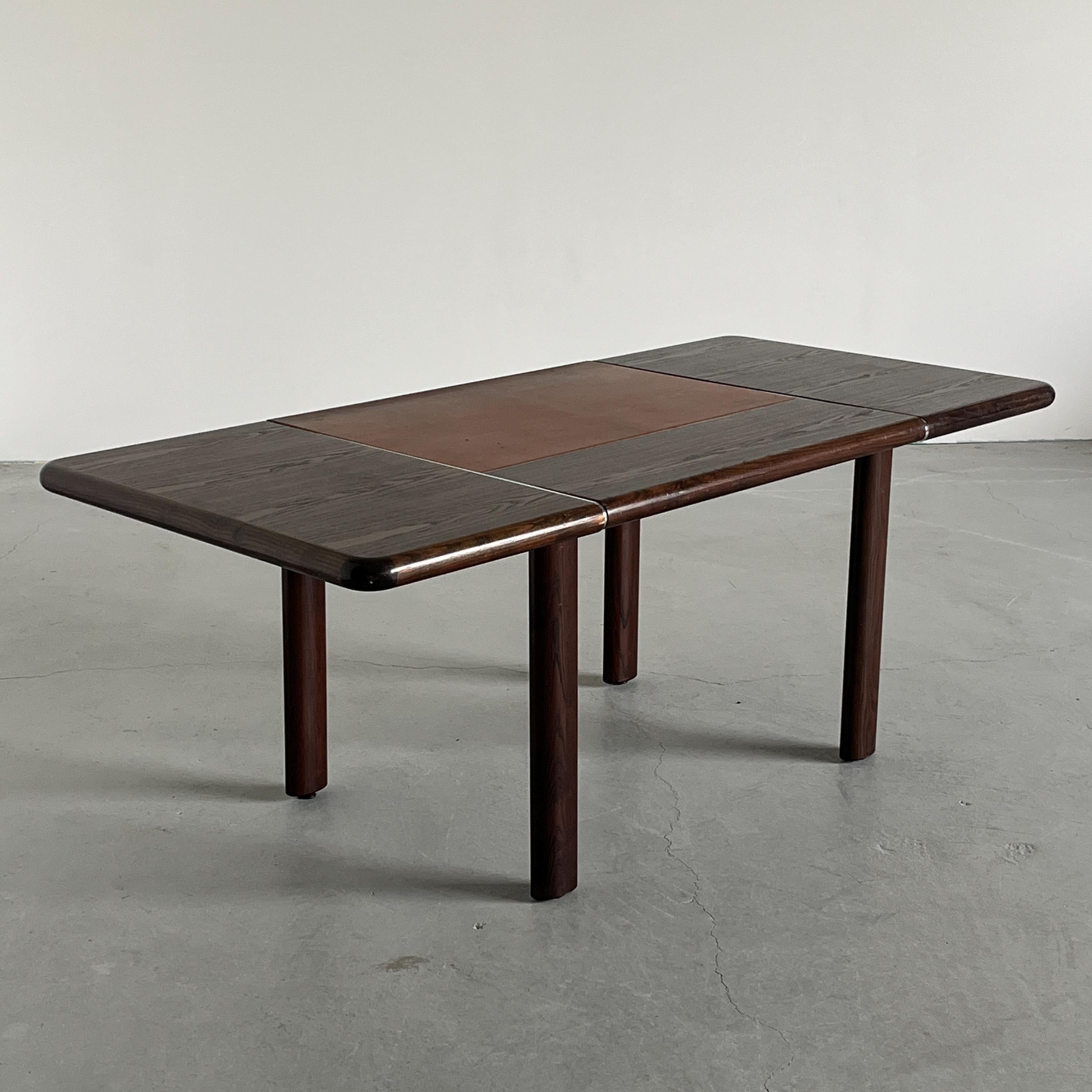 Large Palisander Mid-Century Modern Office Table