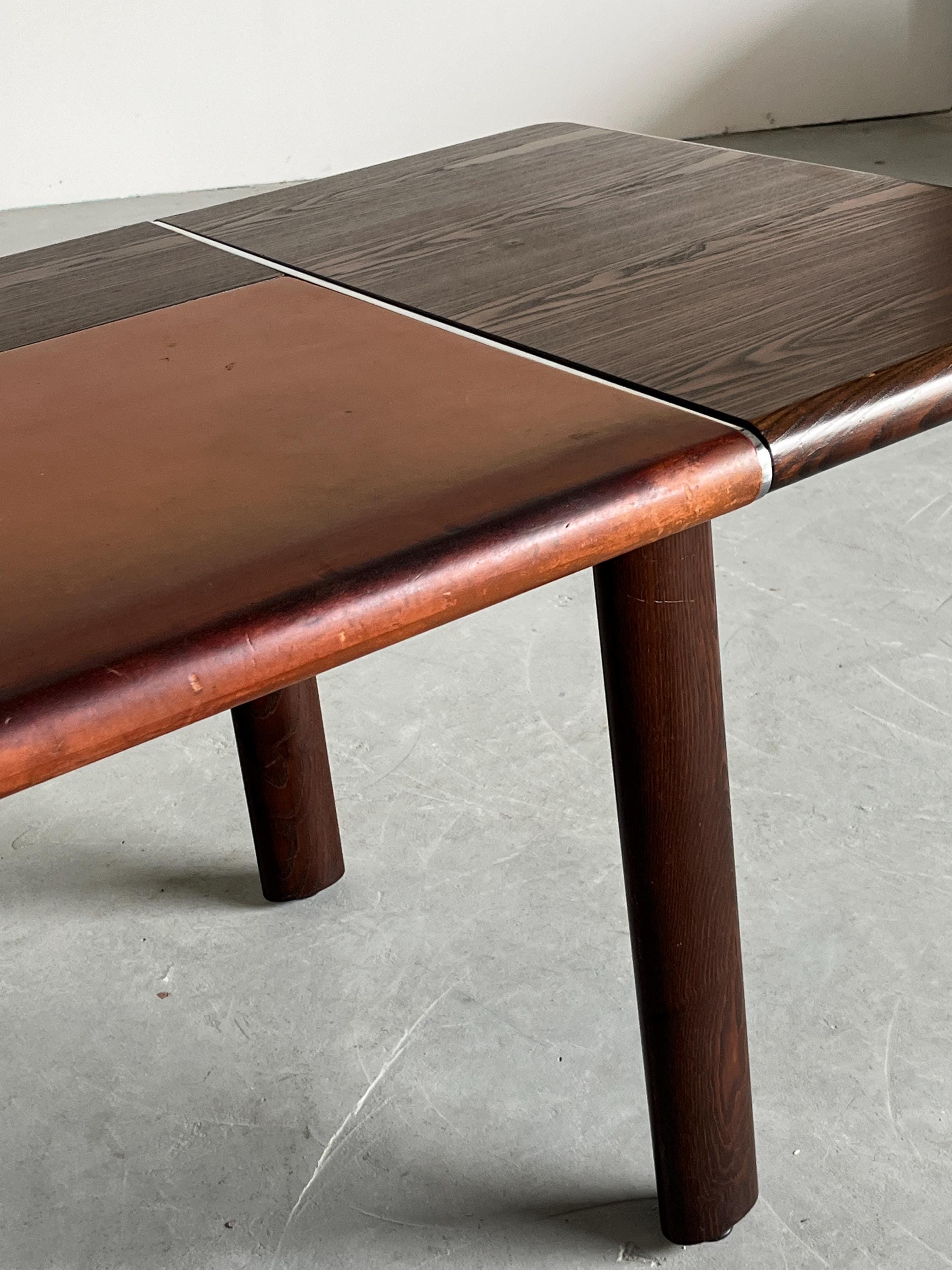 Large Palisander Mid-Century Modern Office Table