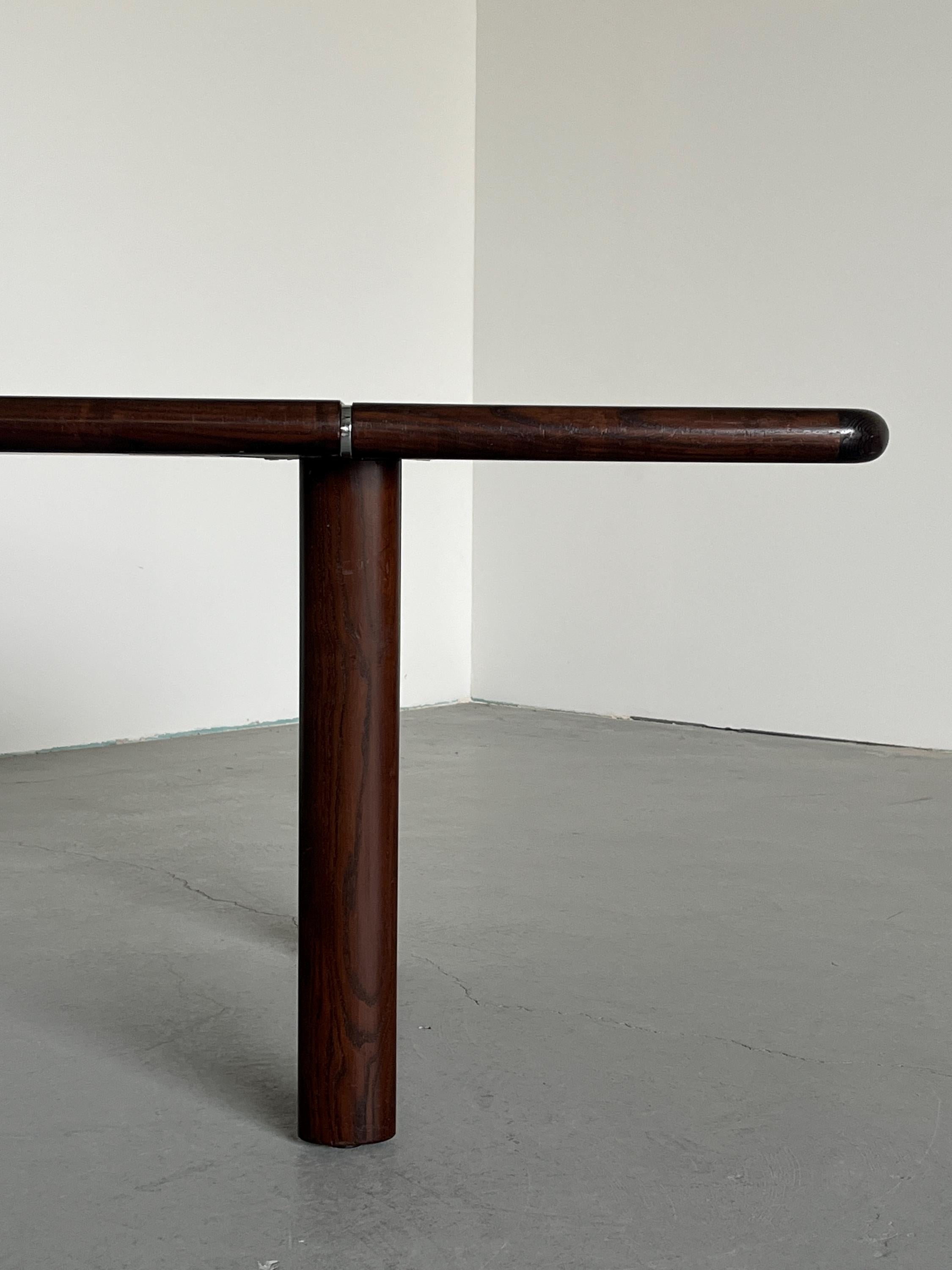 Large Palisander Mid-Century Modern Office Table