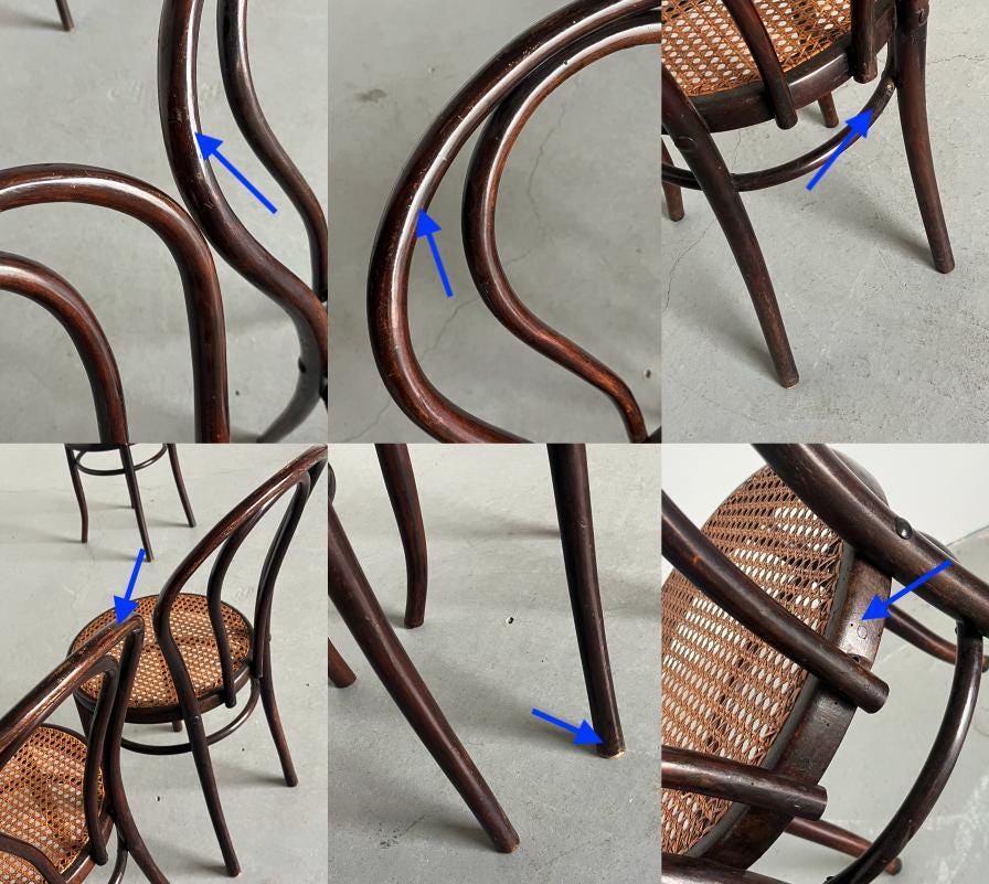 Thonet Bentwood Style Chairs No. 14