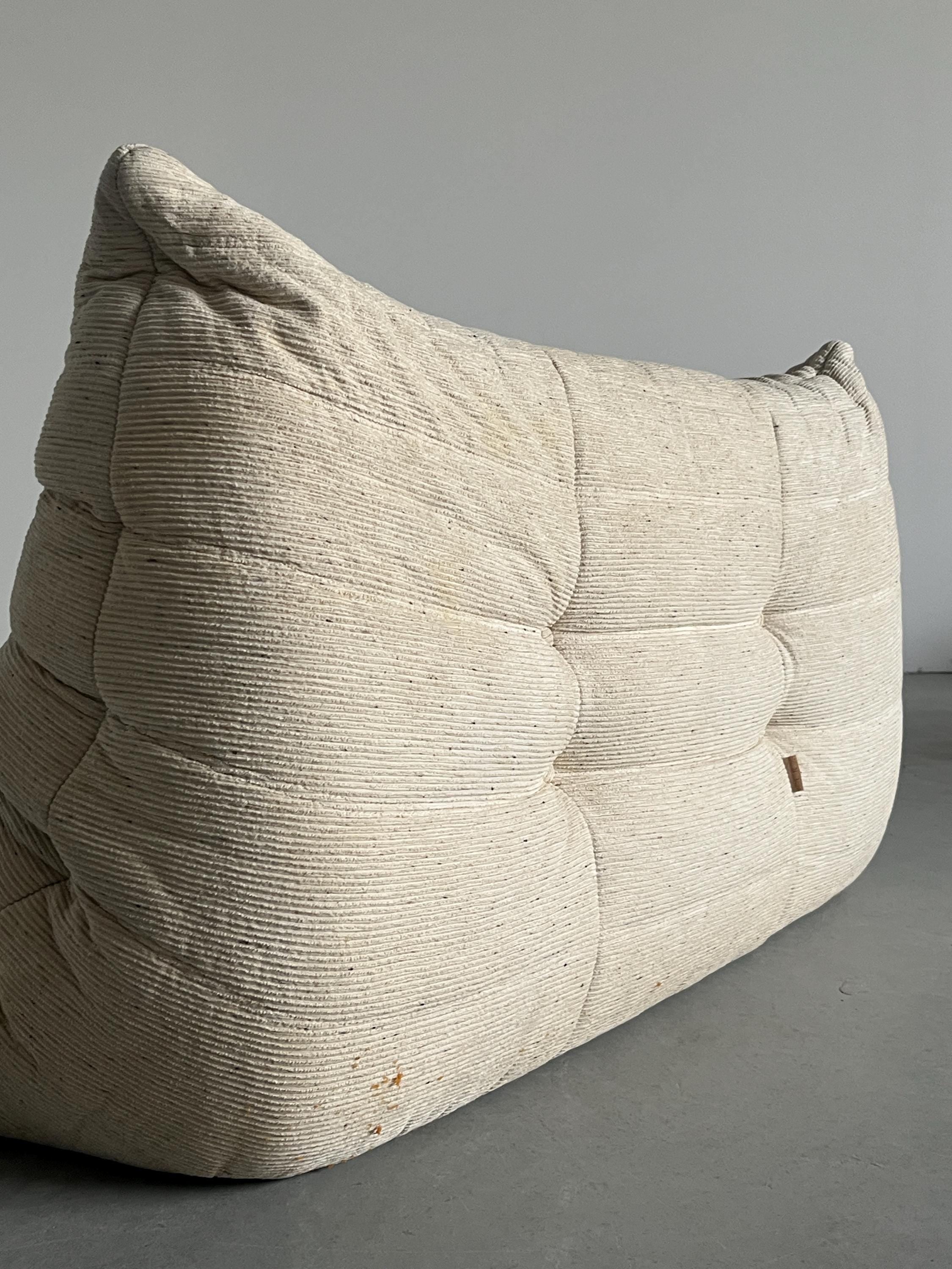 ‘Togo’ Two-Seater Sofa by Michel Ducaroy for Ligne Roset