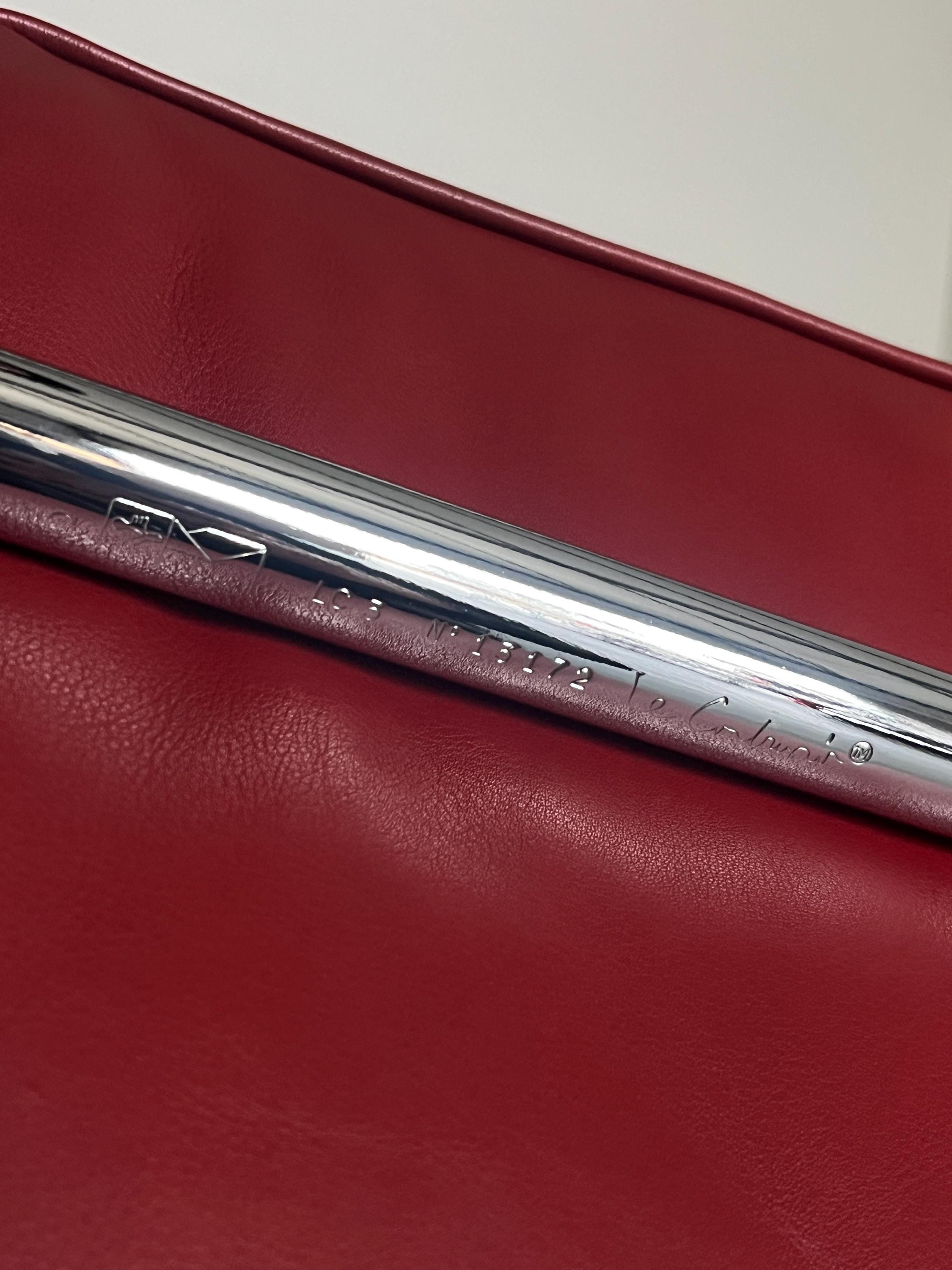 Iconic ‘LC3’ Two-Seater Sofa by Le Corbusier, Charlotte Perriand and Pierre Jeanneret