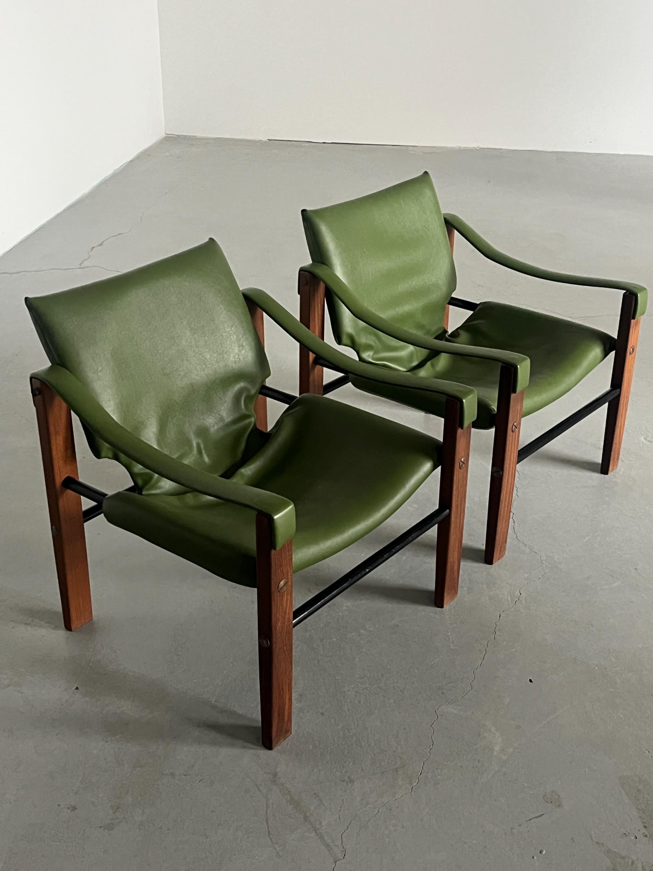 Safari Armchairs by Maurice Burke for Arkana