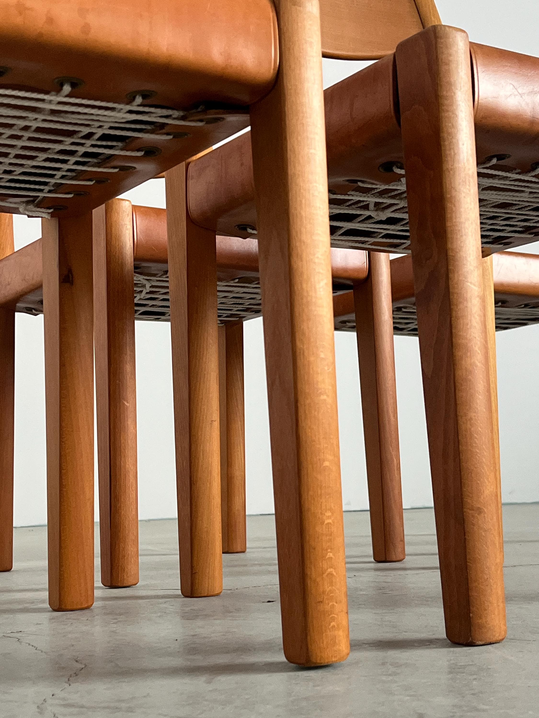 Dining Chairs in the Style of Pierre Chapo