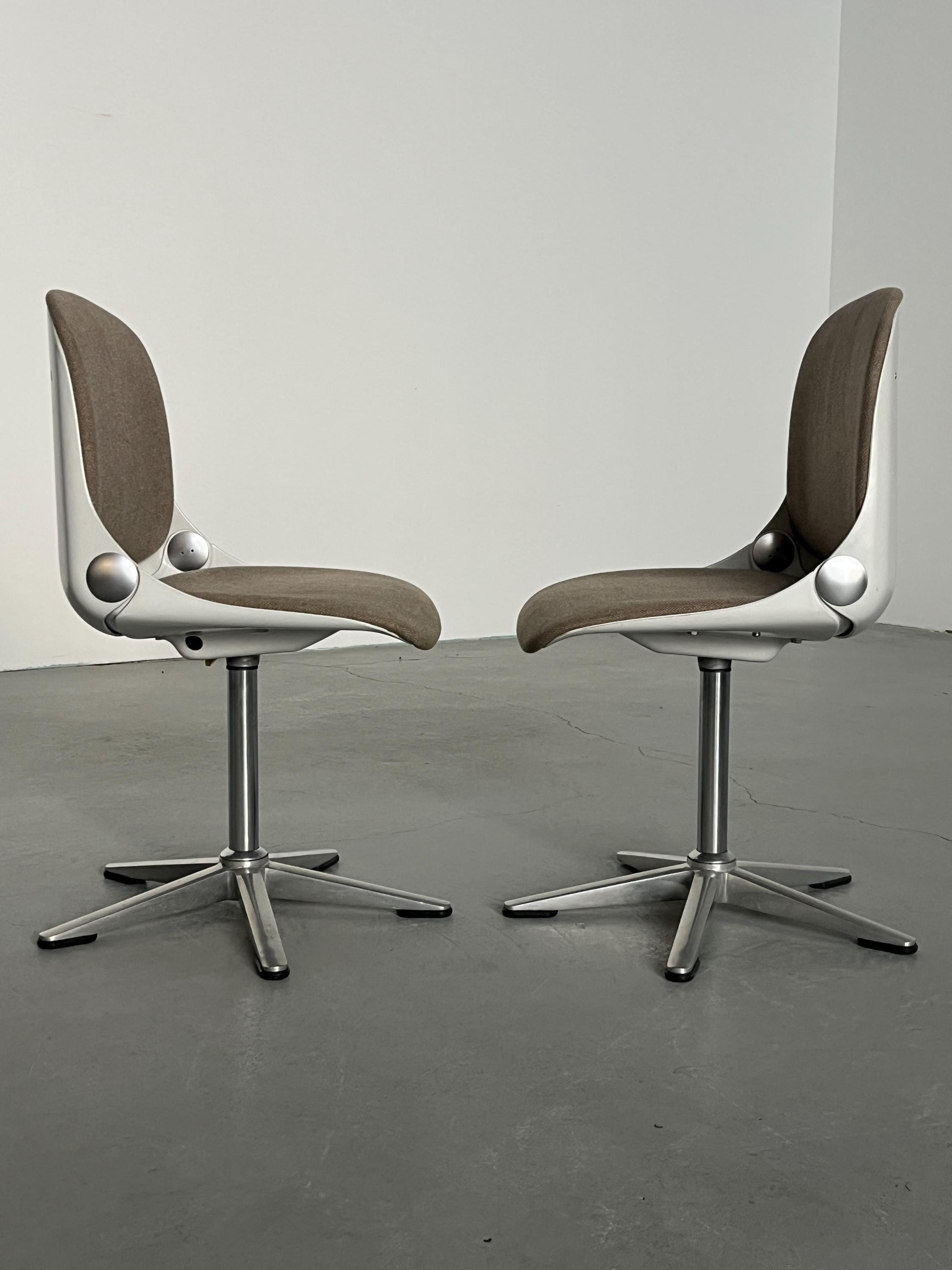 Space Age ‘Model 232’ Office Chairs by Wilhelm Ritz for Wilkhahn