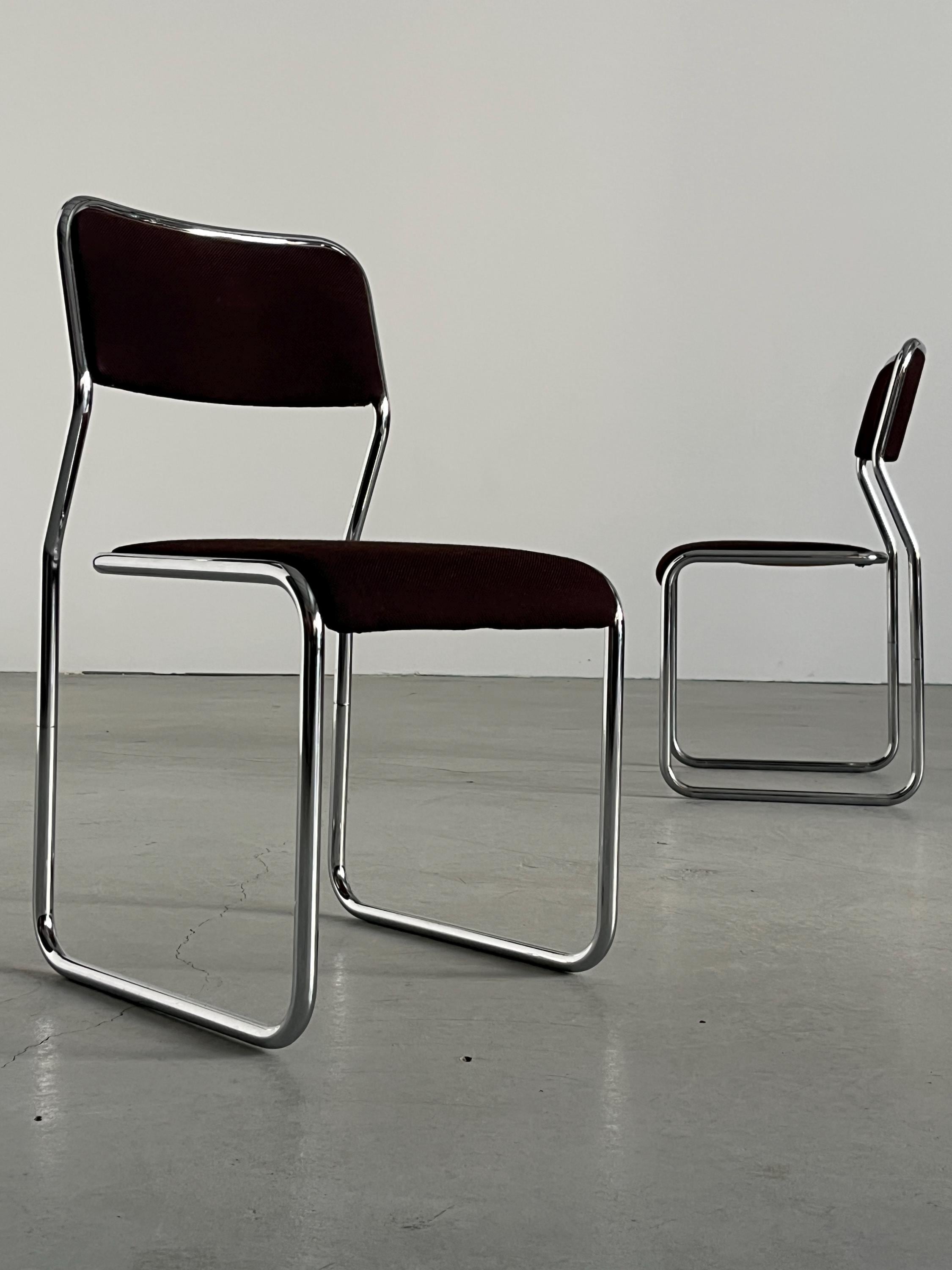 Italian Cantilever Dining Chairs