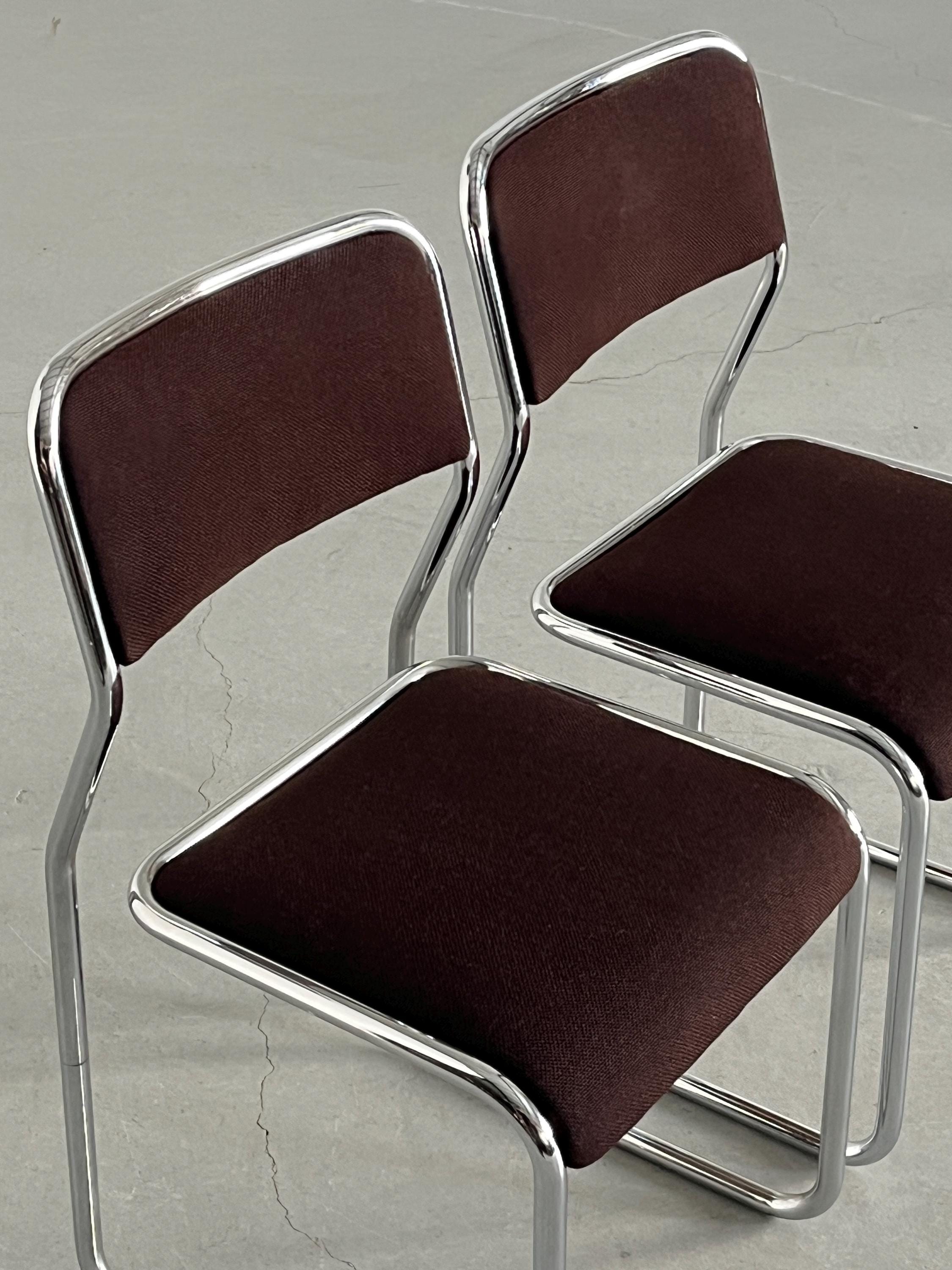 Italian Cantilever Dining Chairs