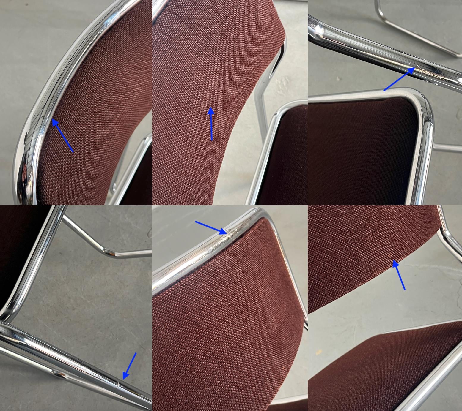 Italian Cantilever Dining Chairs