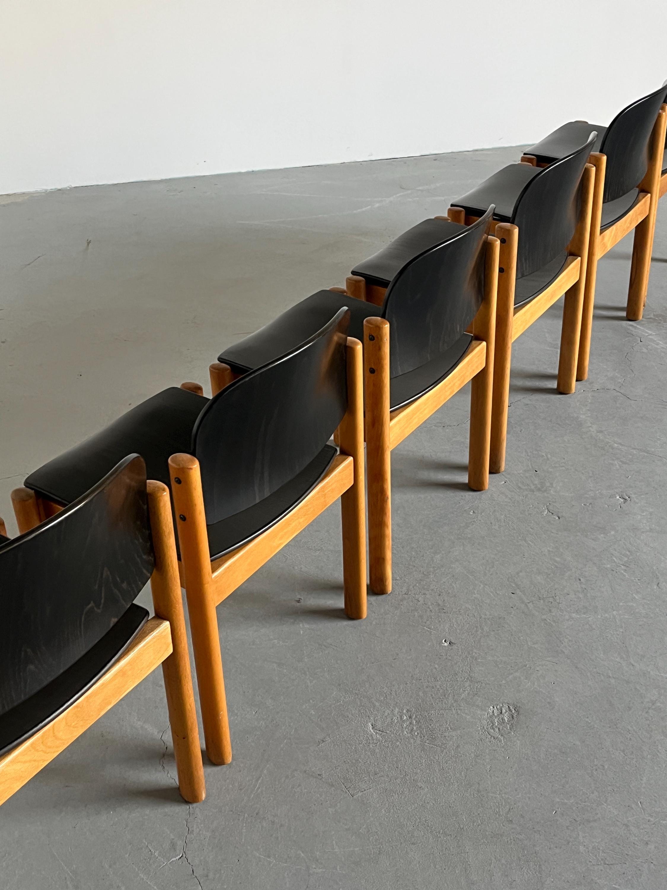 Stackable Dining Chairs by Kusch & Co