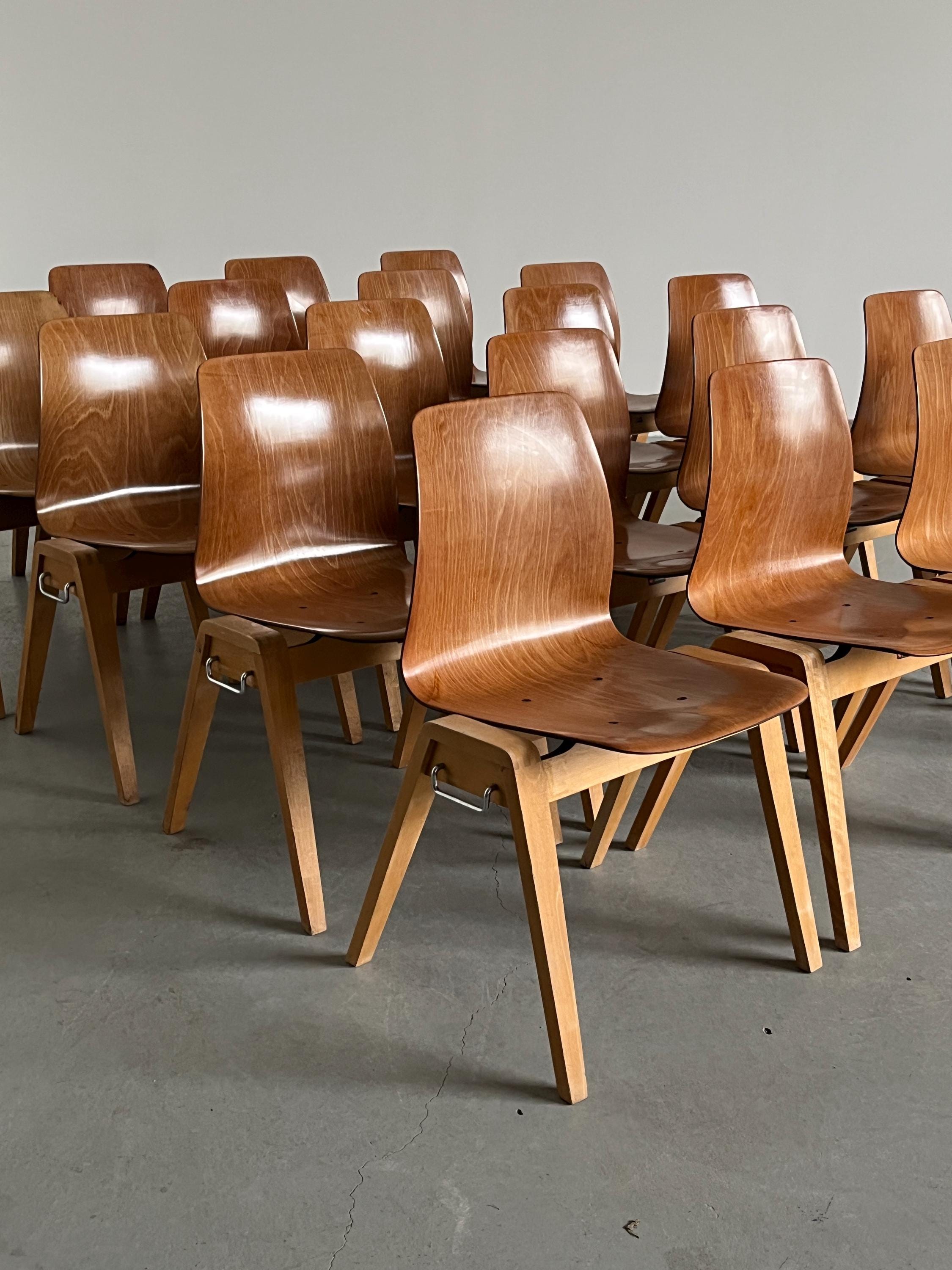 Stackable Dining Chairs by Adam Stegner for Pagholz Flötotto