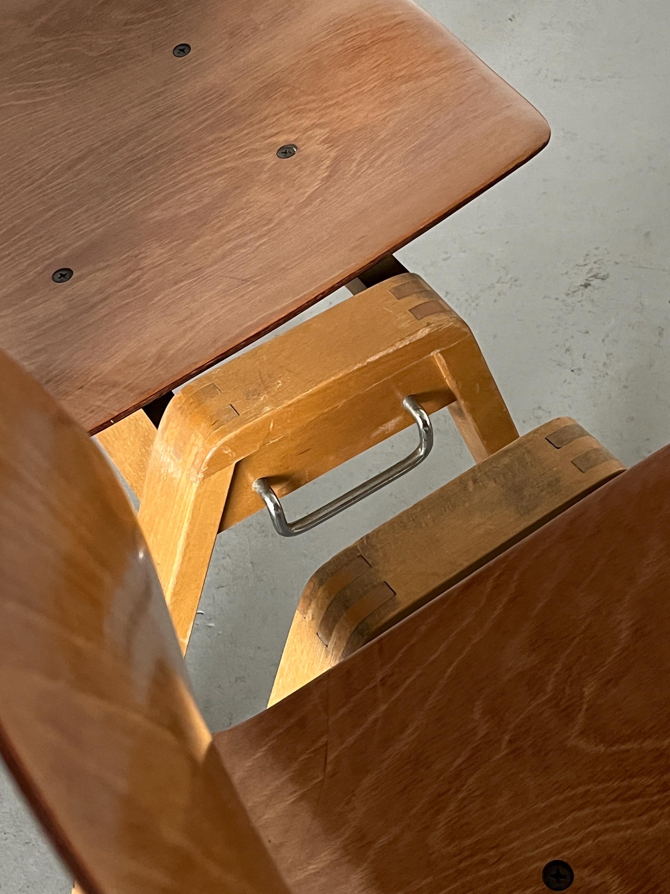Stackable Dining Chairs by Adam Stegner for Pagholz Flötotto